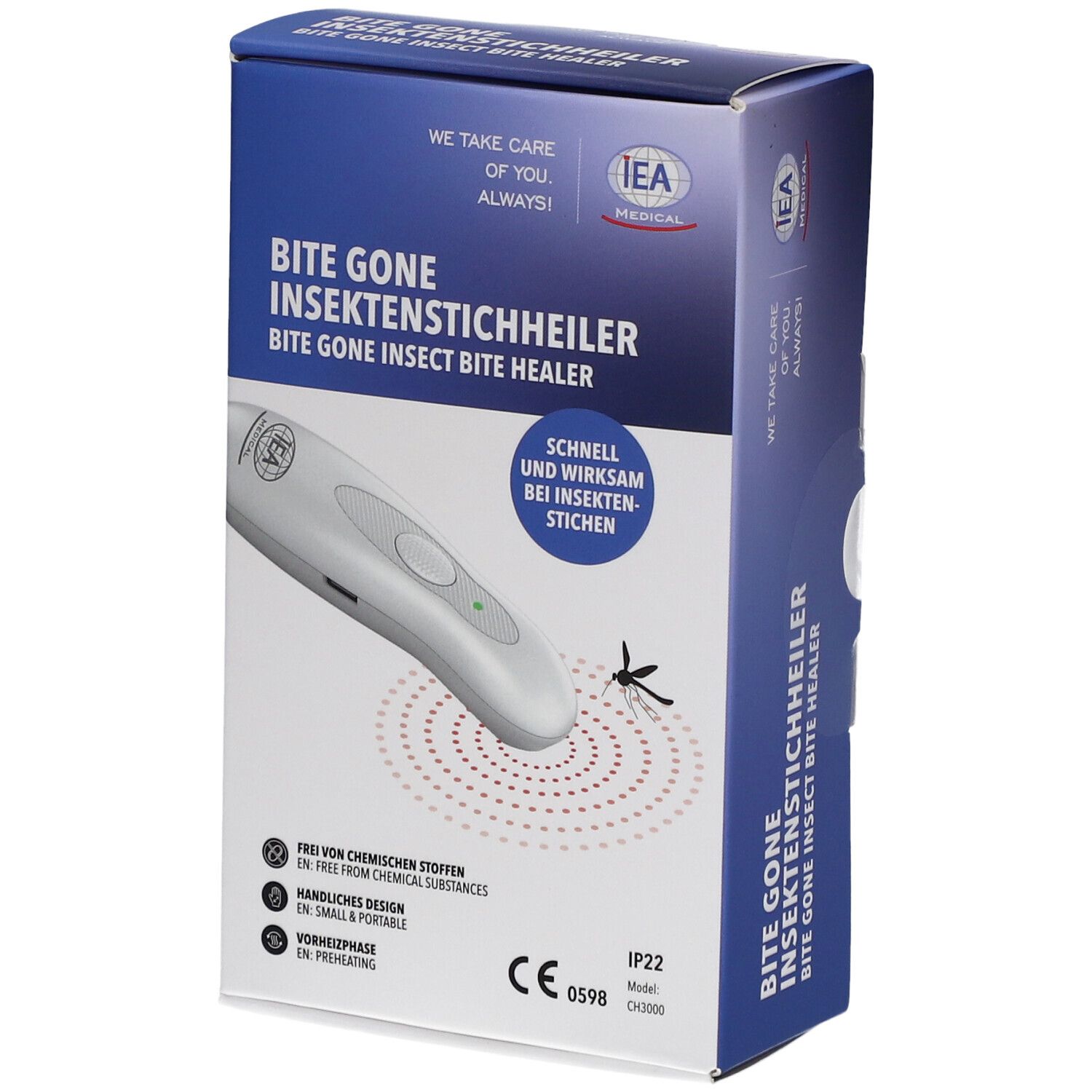 IEA Medical Mückenstich Hitzestift mit USB-C