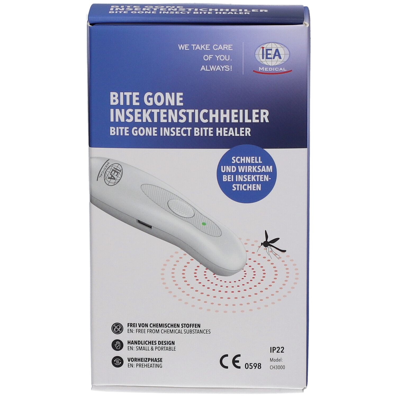 IEA Medical Mückenstich Hitzestift mit USB-C