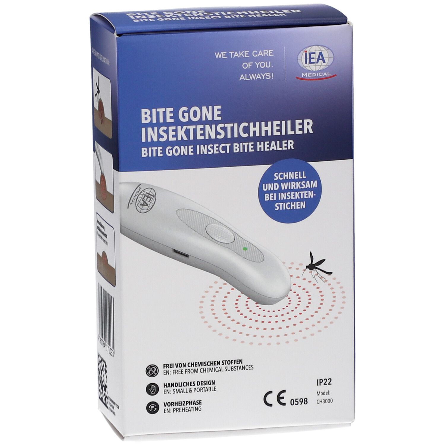 IEA Medical Mückenstich Hitzestift mit USB-C