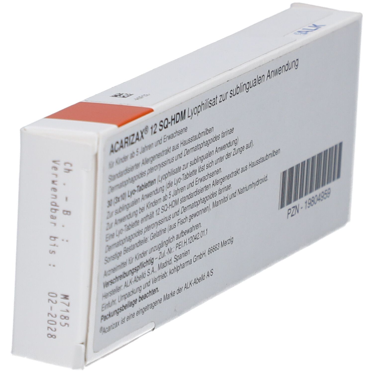ACARIZAX 12 SQ-HDM Lyophil.z.subl.Anw.KDR ab5+ERW