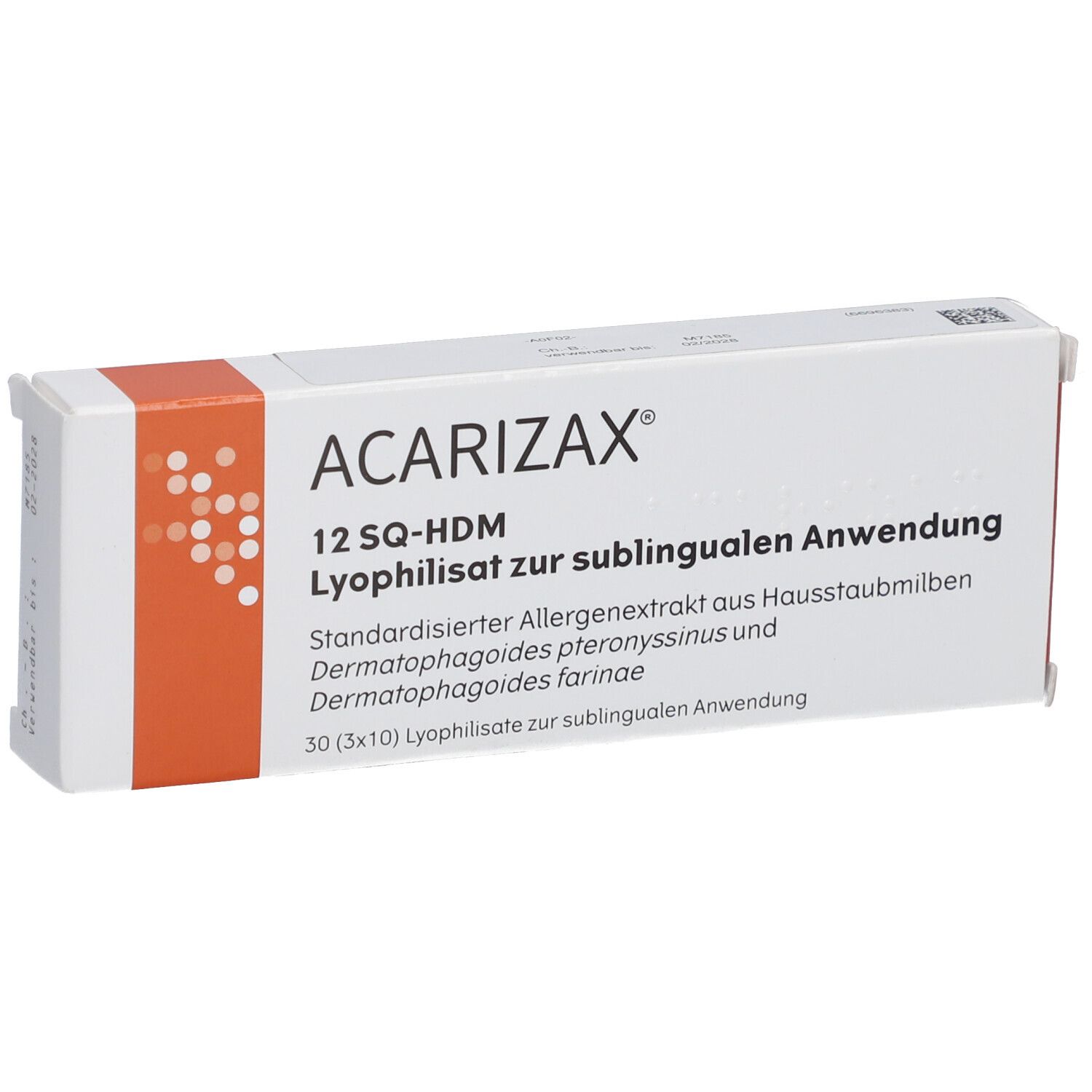 ACARIZAX 12 SQ-HDM Lyophil.z.subl.Anw.KDR ab5+ERW