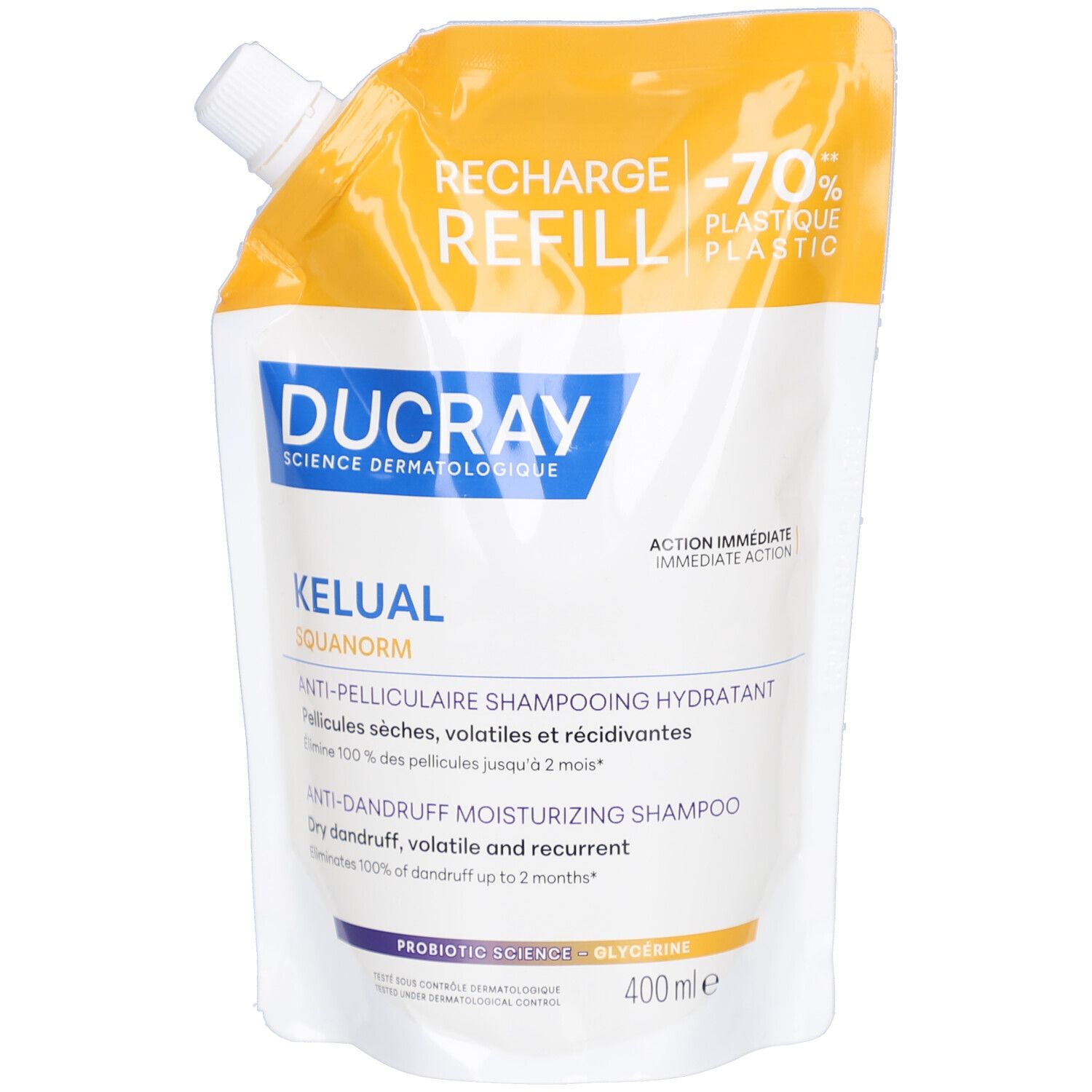 Ducray Kelual Squanorm Anti-Schuppen Shamp.tro.Ref 400 ml Shampoo