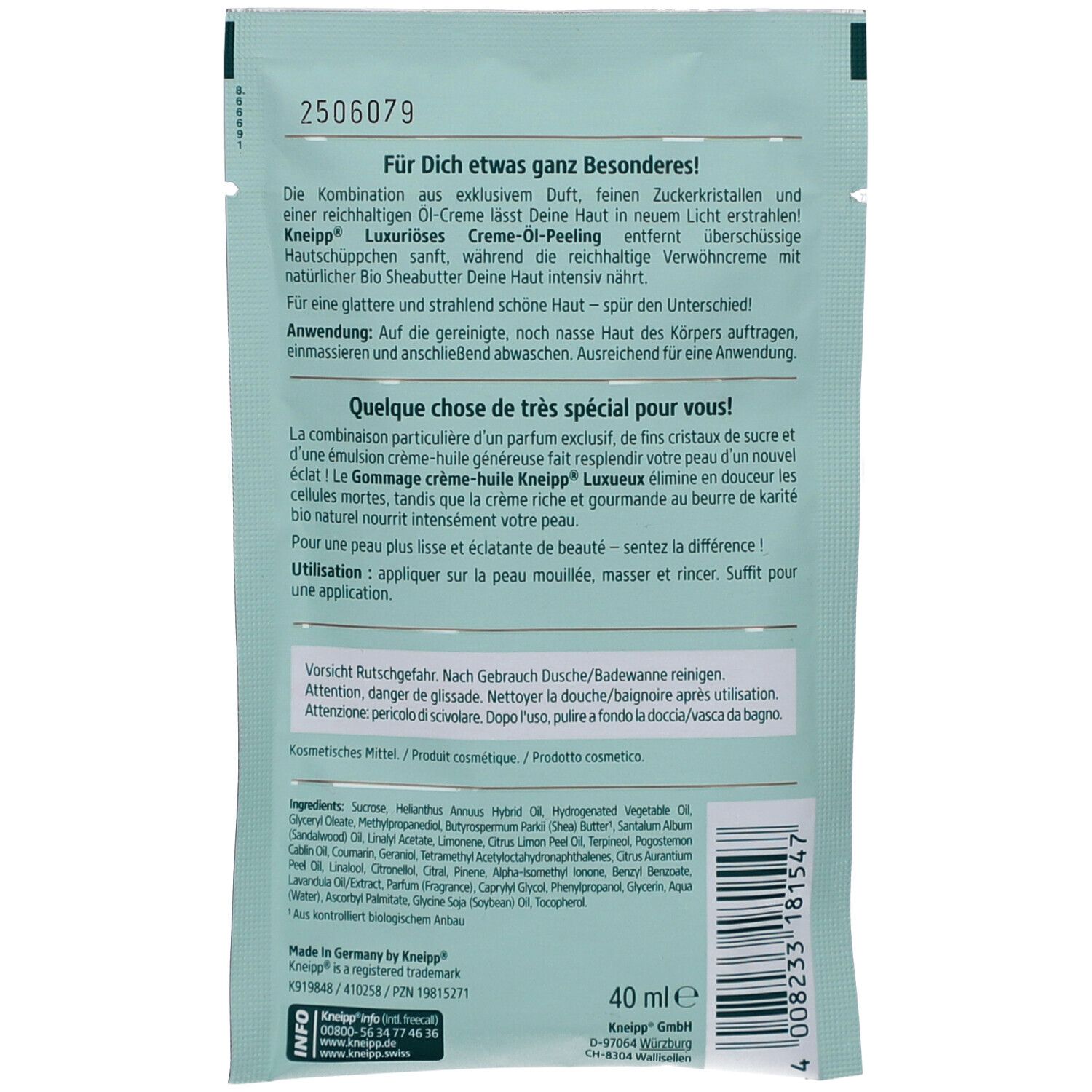 Kneipp Luxuriöses Creme-Öl-Peeling