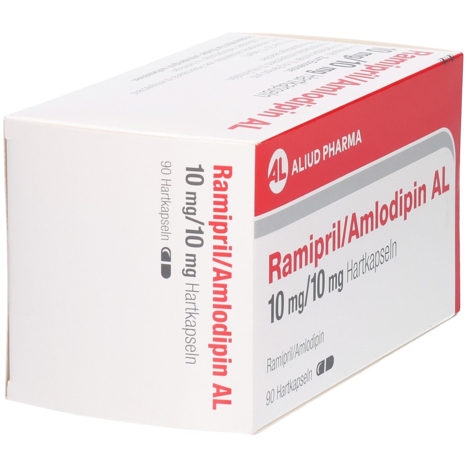 Ramipril/Amlodipin AL 10 mg/10 mg Hartkapseln Schachtel, 90 Stück.