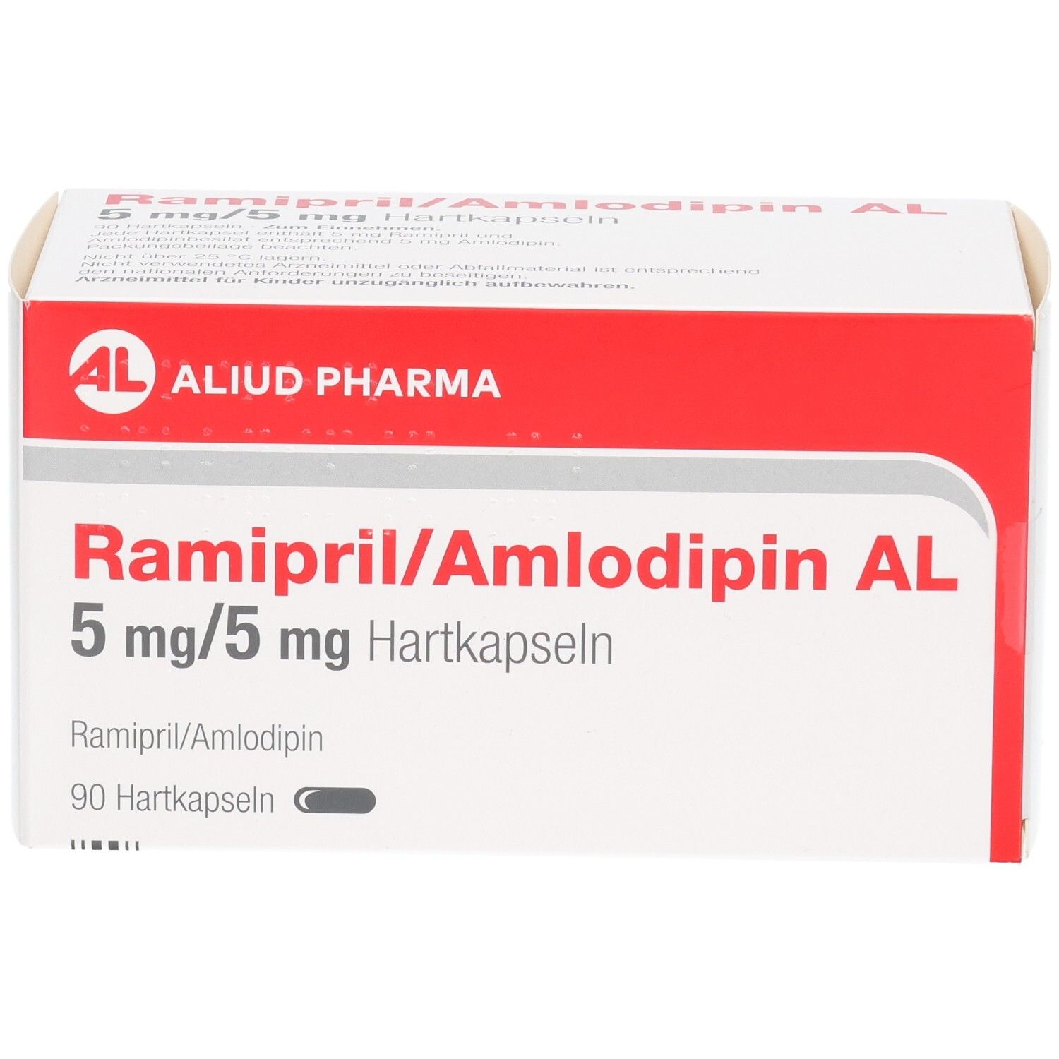 RAMIPRIL/Amlodipin AL 5 mg/5 mg Hartkapseln, 90 Stück.