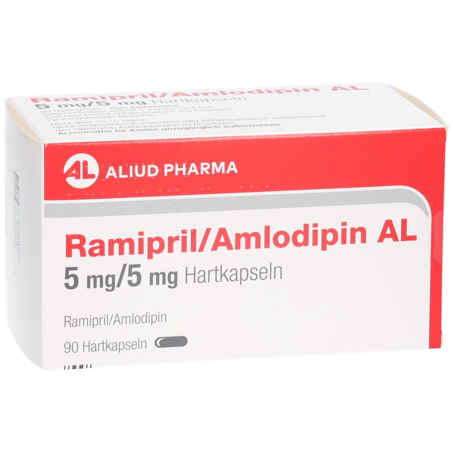 RAMIPRIL/Amlodipin AL 5 mg/5 mg Hartkapseln, 90 Stück.