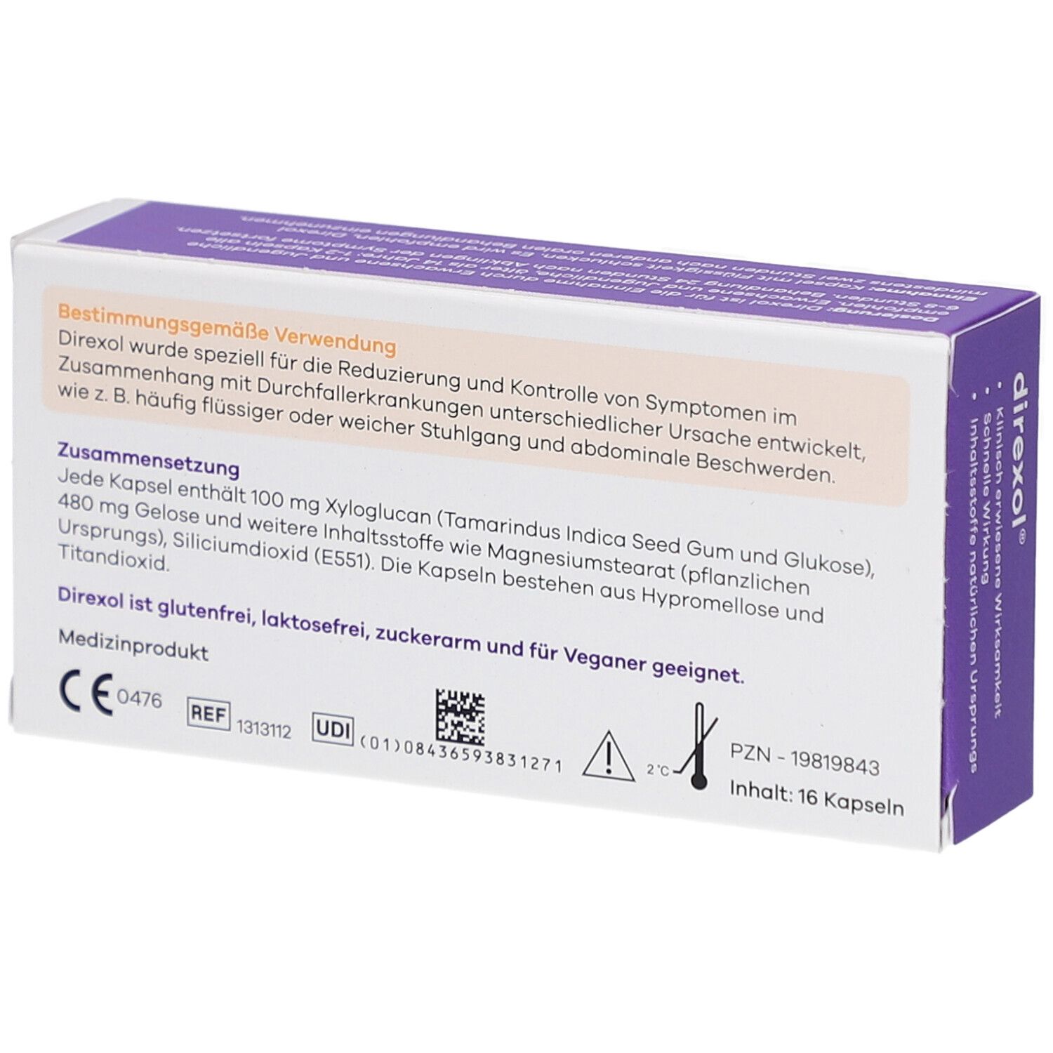 Apriwell Direxol reduziert die Symptome von Durchfall