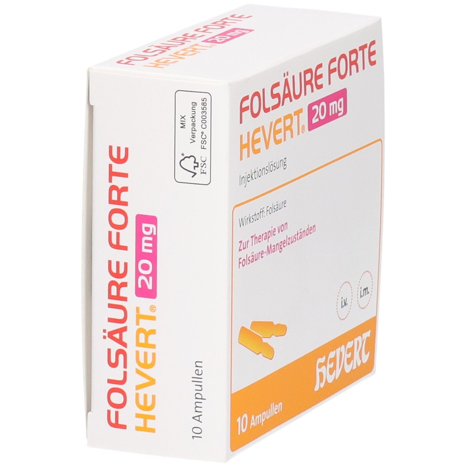 FOLSÄURE FORTE-HEVERT® Ampullen