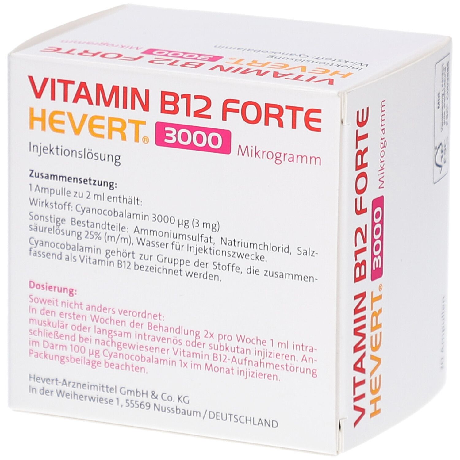 hevert b12 injection Vitamin B 12 forte-Hevert injekt Ampullen 10x2 ml enable_repricing