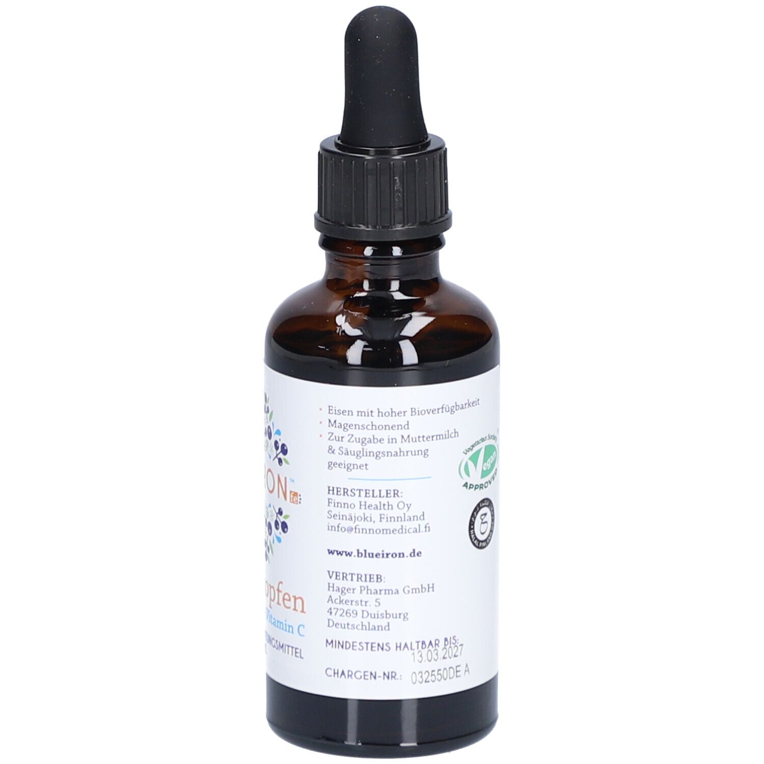 Blueiron Eisentropfen mit Vitamin C