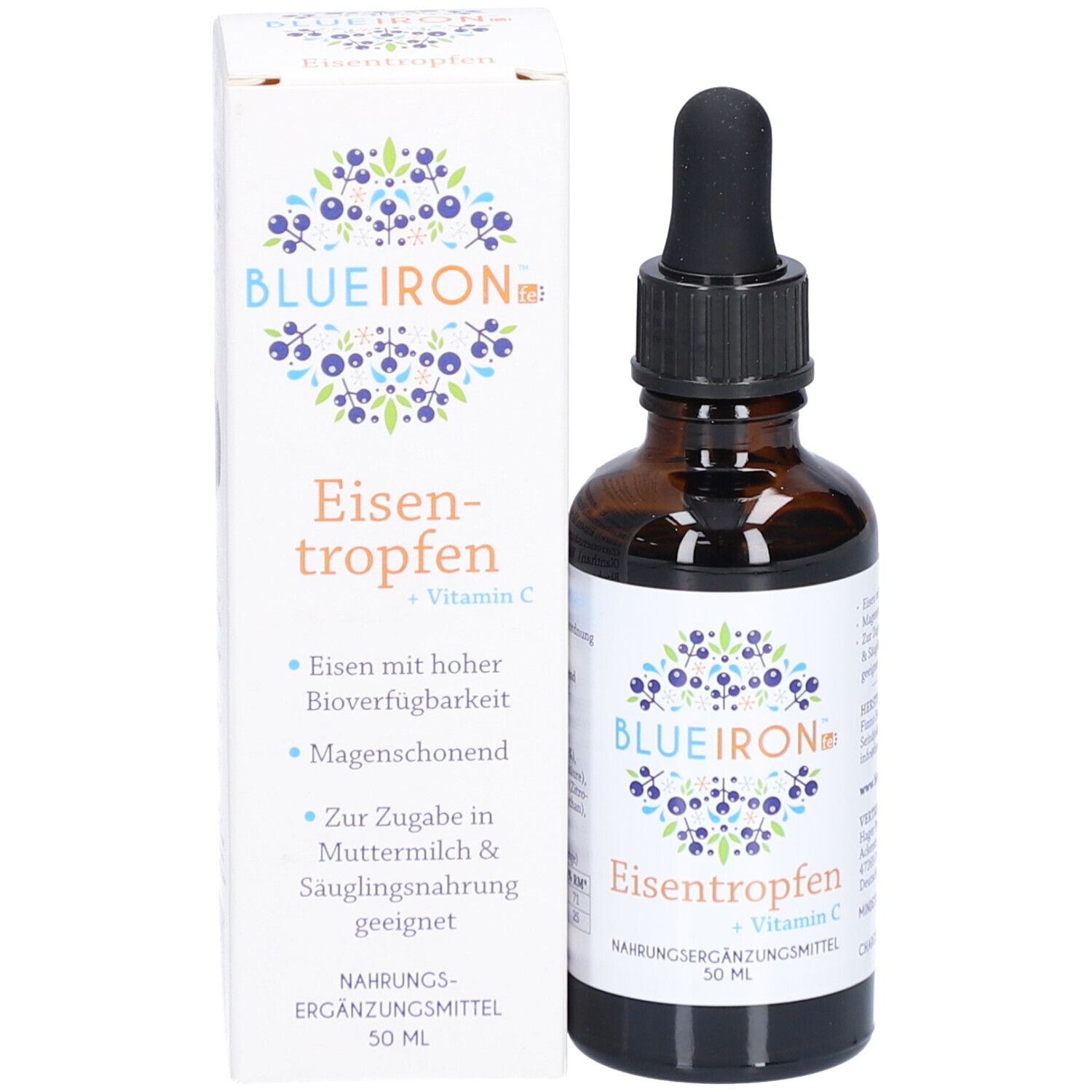 Blueiron Eisentropfen mit Vitamin C