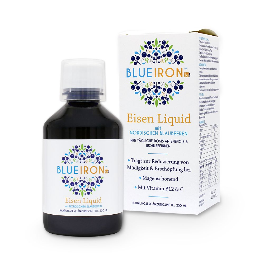 Blueiron Eisen Liquid mit nordischen Blaubeeren