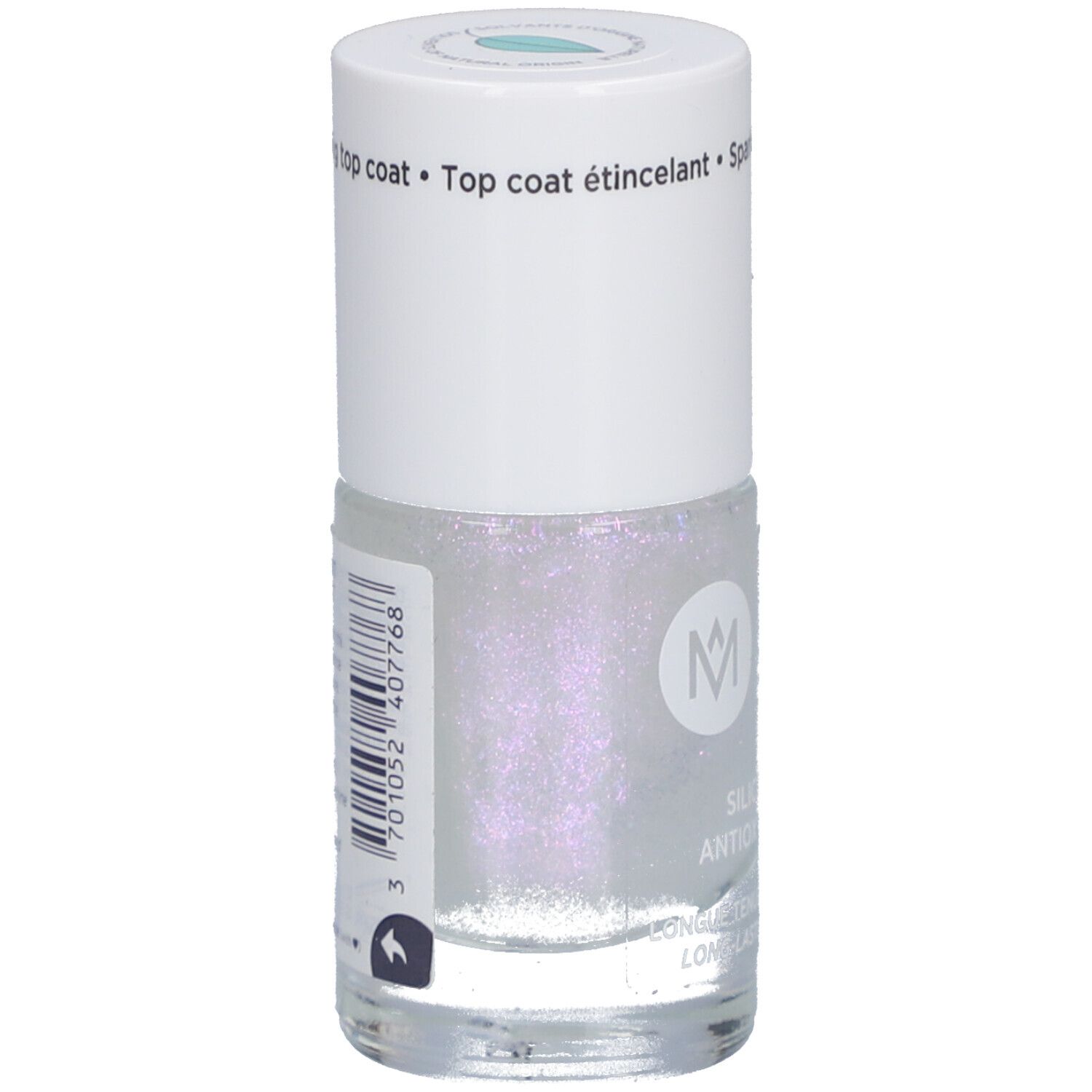 MEME® Glitzernder Silicium-Top Coat – Gel-Effekt mit Perlmuttglanz