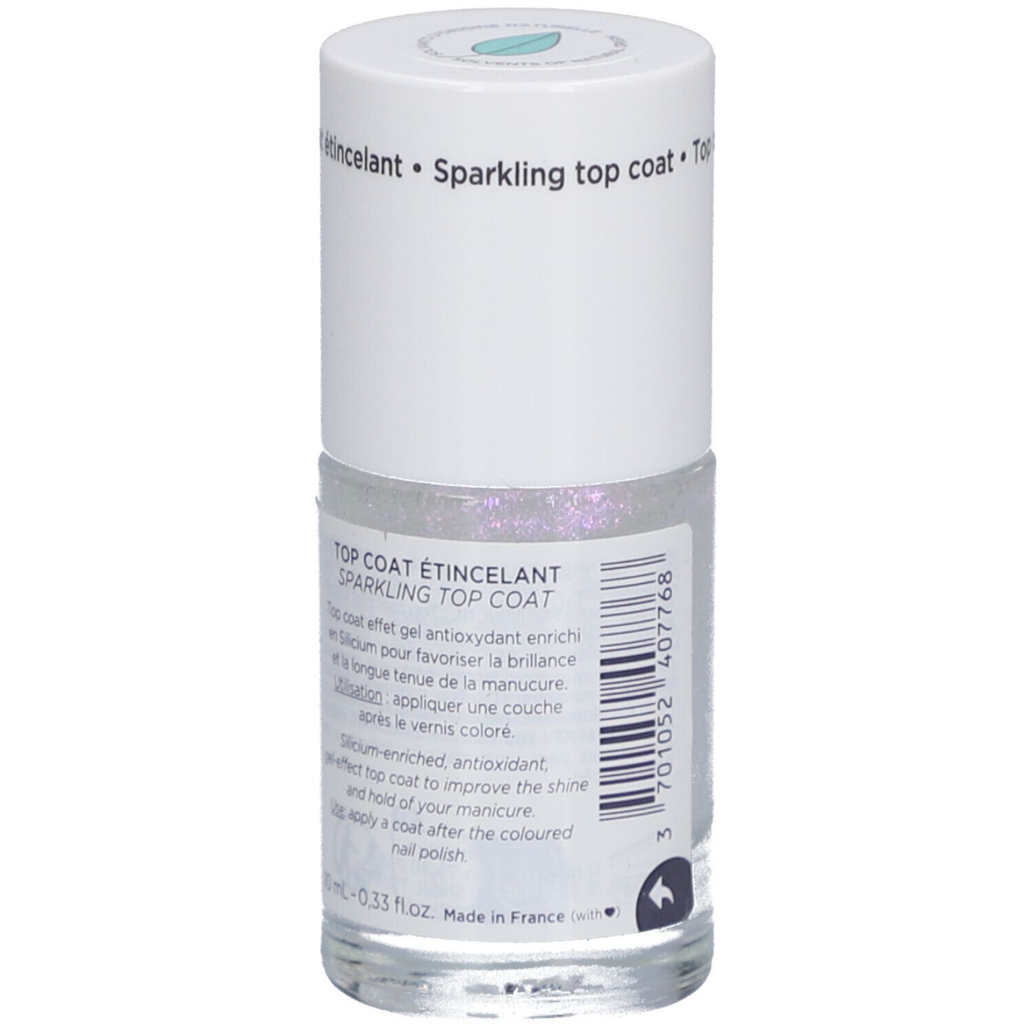 MEME® Glitzernder Silicium-Top Coat – Gel-Effekt mit Perlmuttglanz