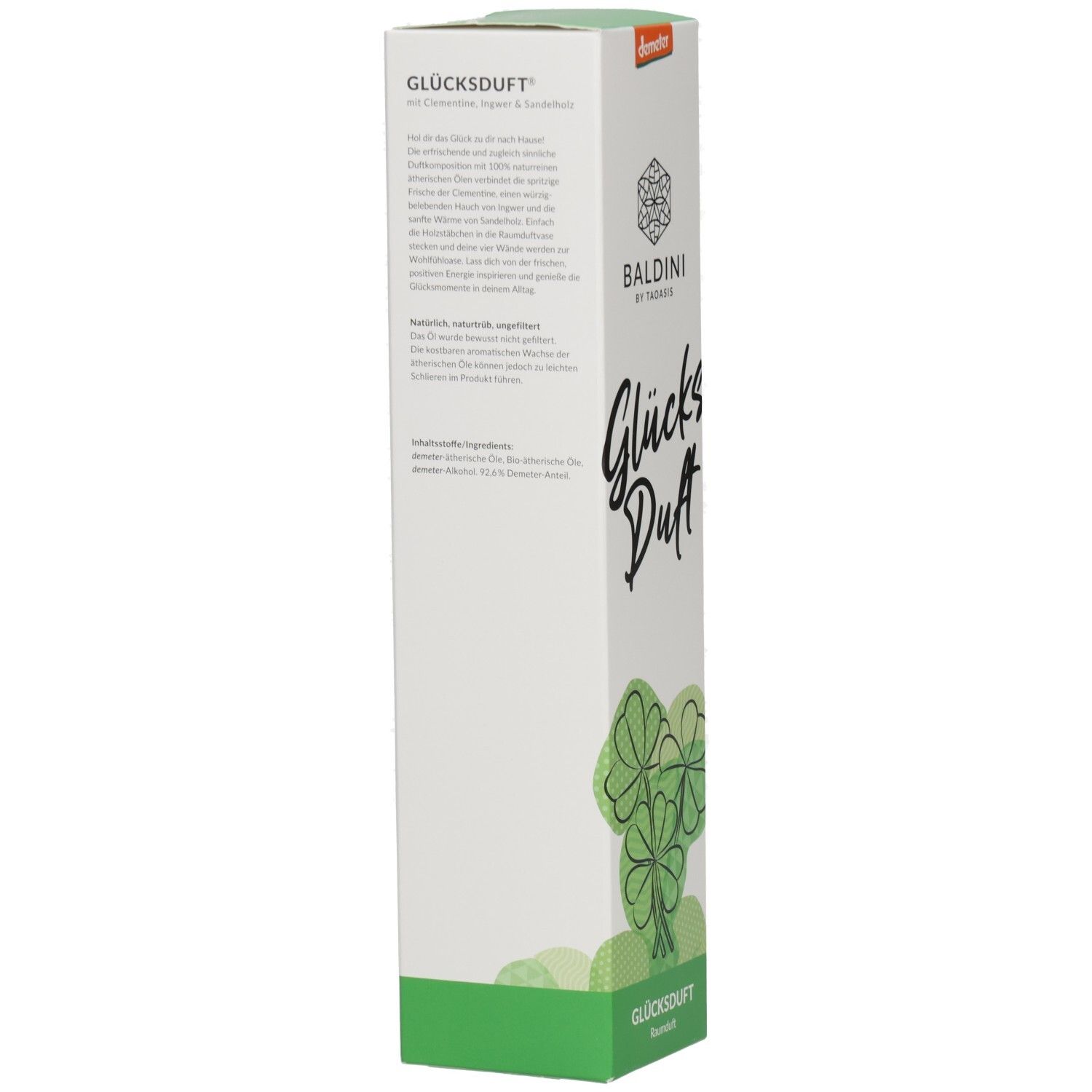 Baldini Glücksduft Raumduftset demeter 50 ml Kombipackung