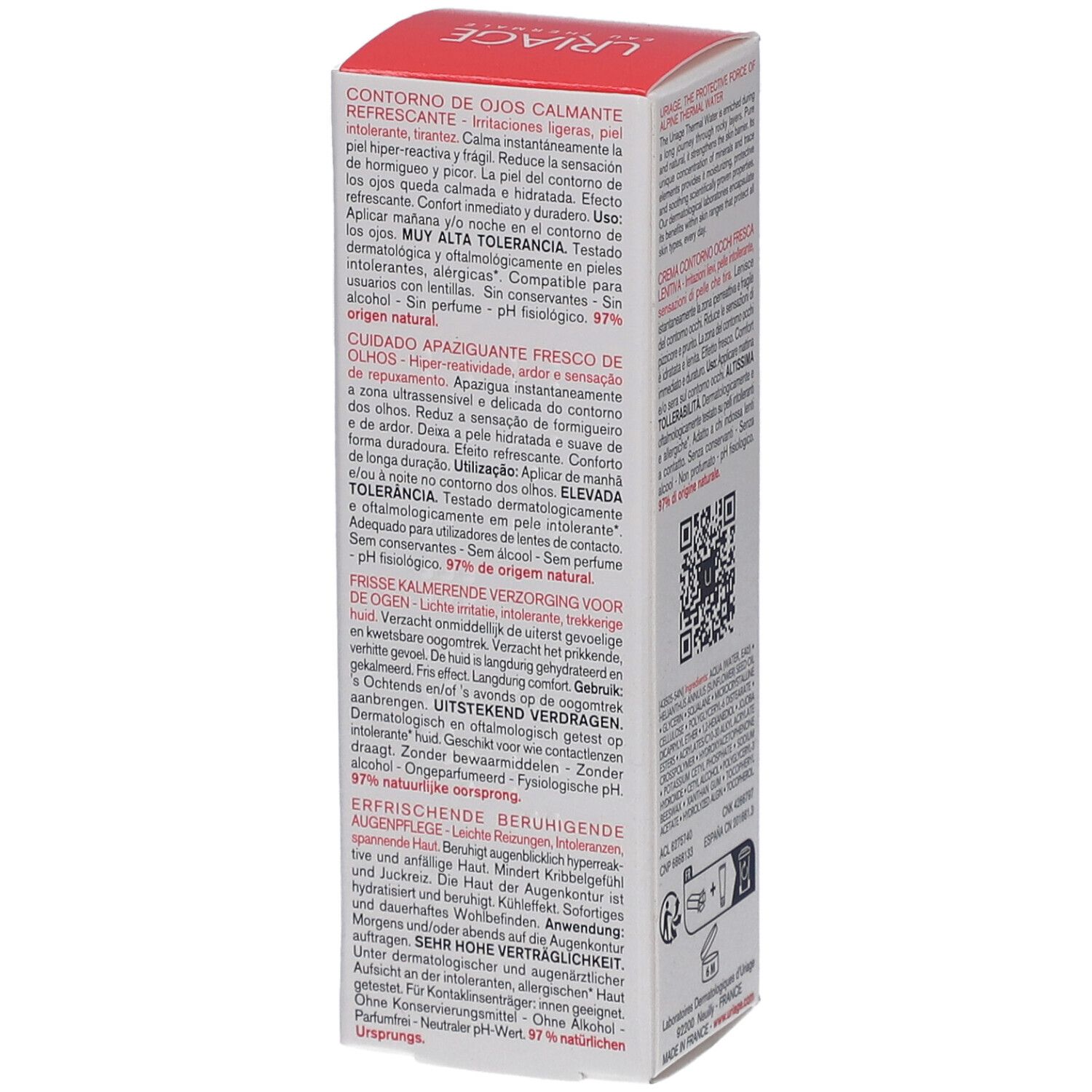 Uriage® Tolederm Control Beruhigende Augenpflege