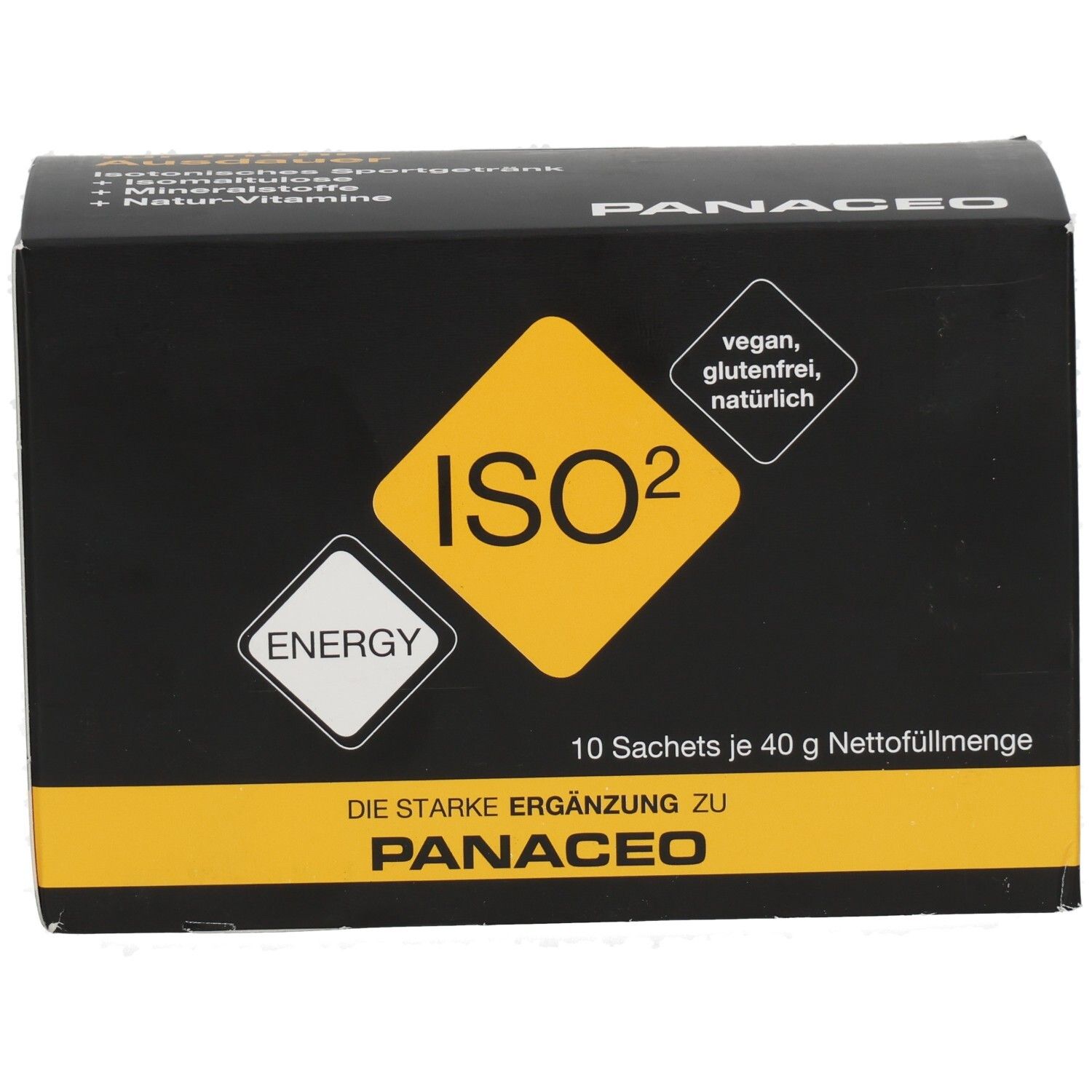PANACEO ISO² ENERGY, 10 Sachets à 40 g.