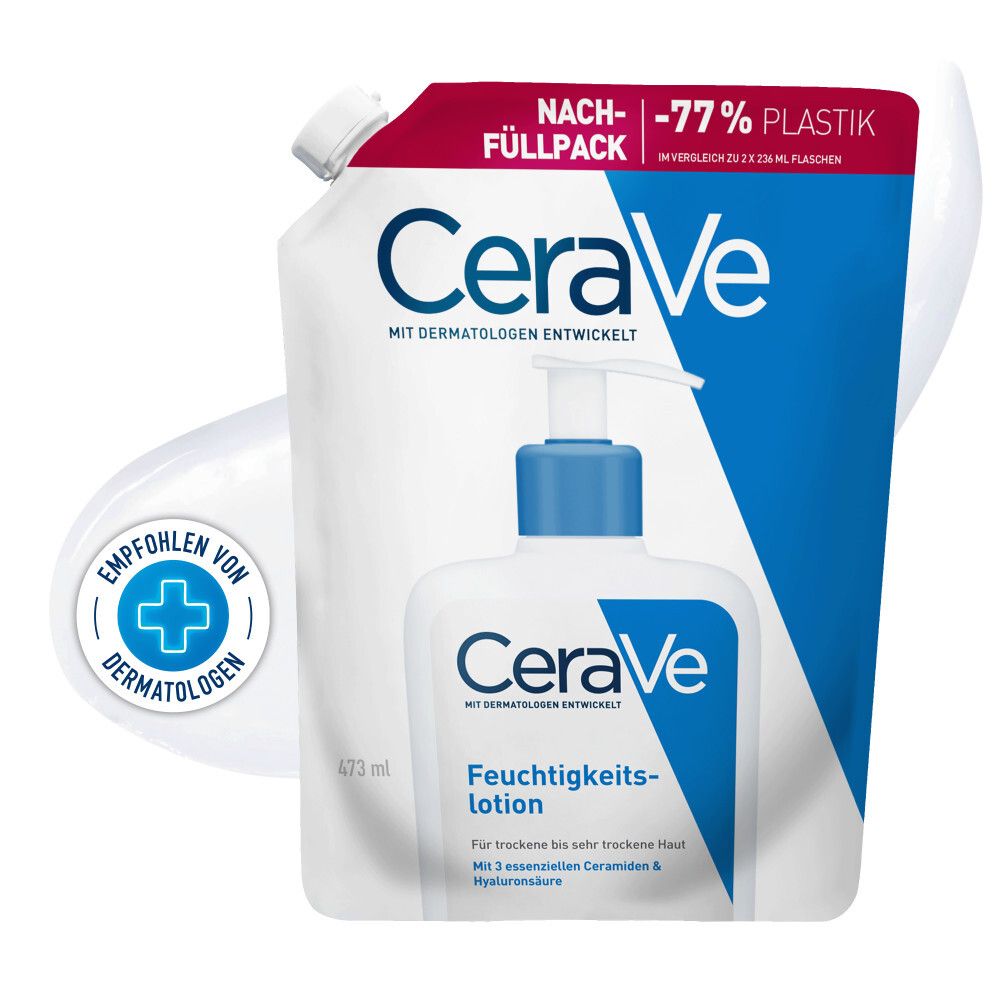 CeraVe® Feuchtigkeitslotion Nachfüllpackung für trockene Haut
