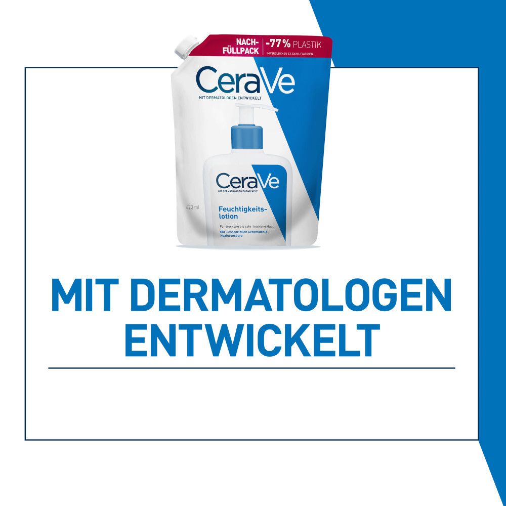 CeraVe® Feuchtigkeitslotion Nachfüllpackung für trockene Haut
