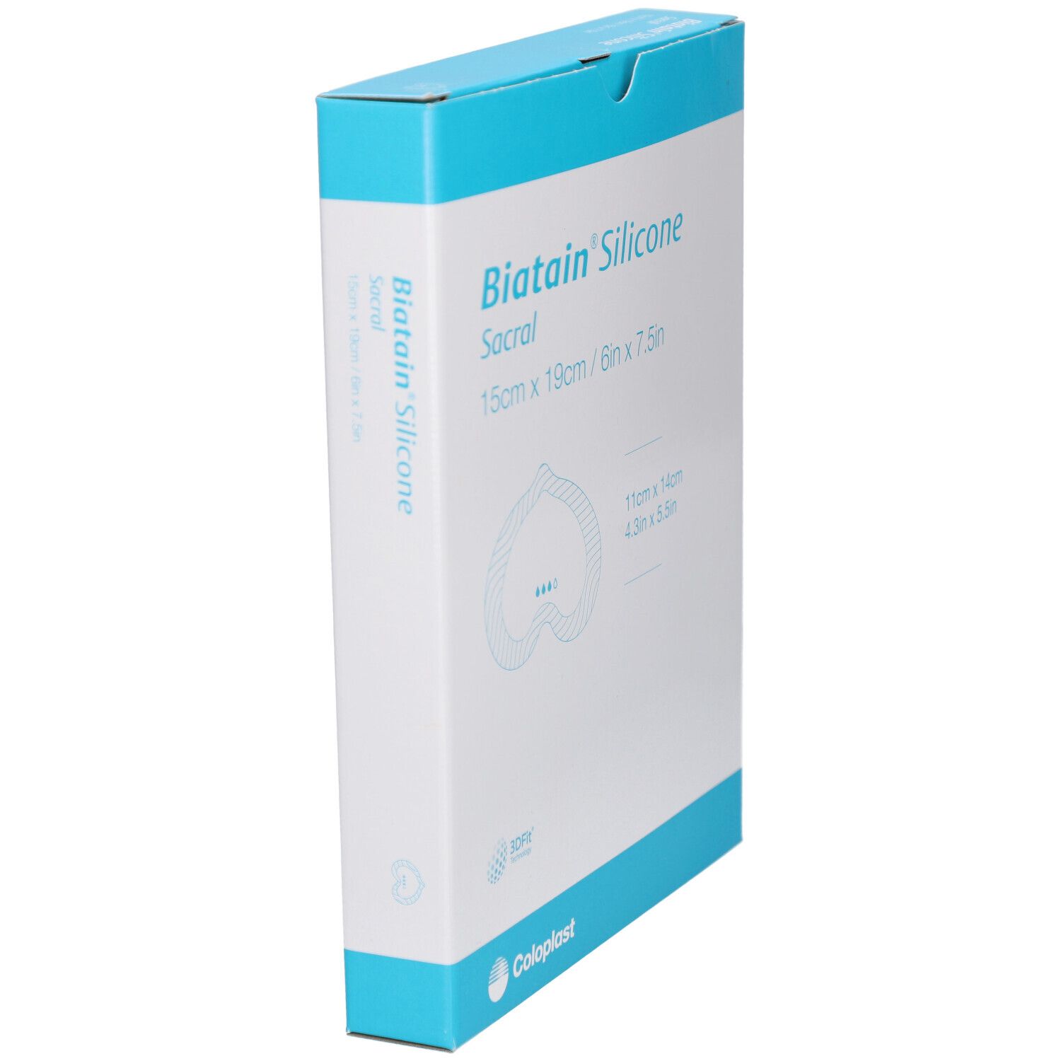 Biatain® Silicone Sakrum 15cm x 19cm