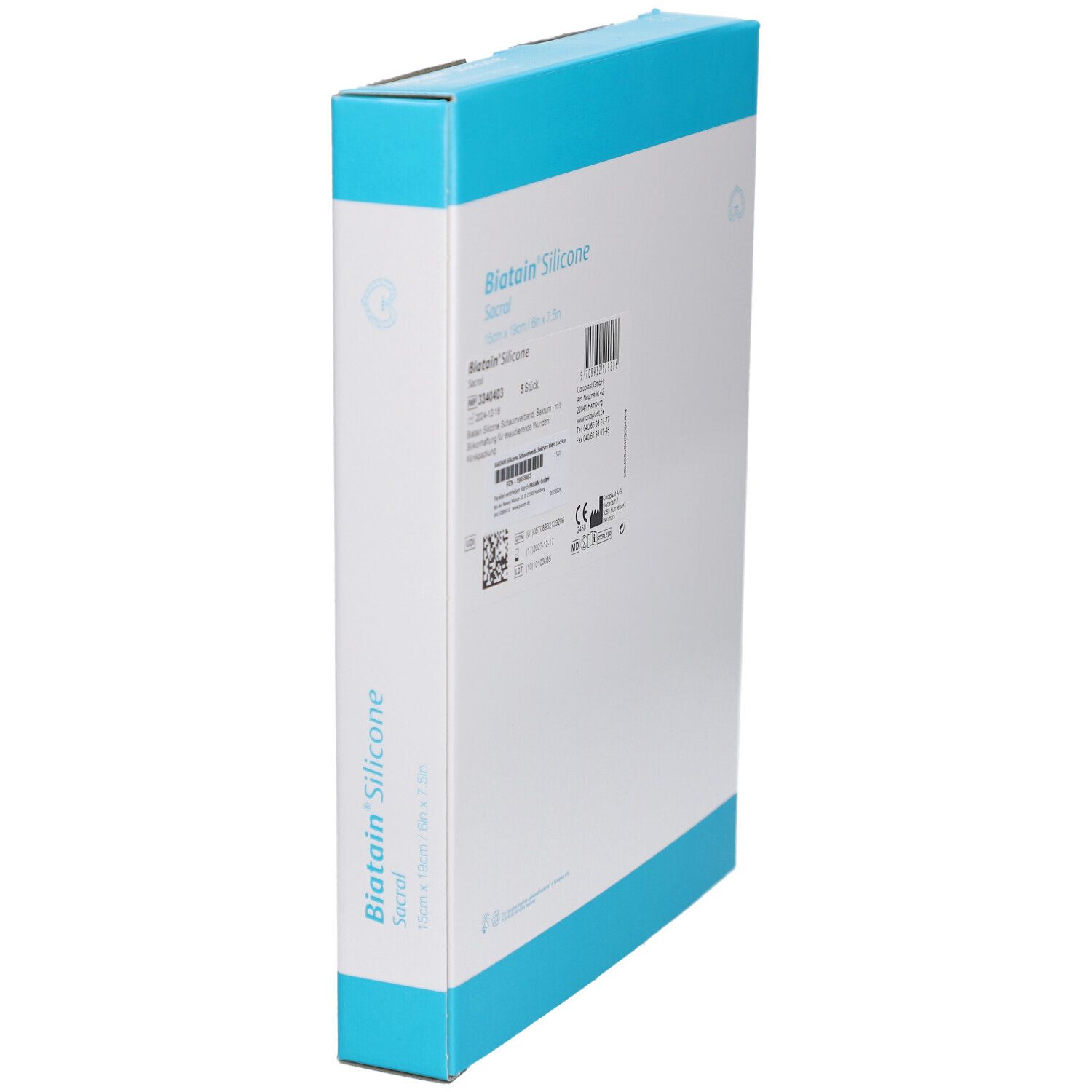 Biatain® Silicone Sakrum 15cm x 19cm