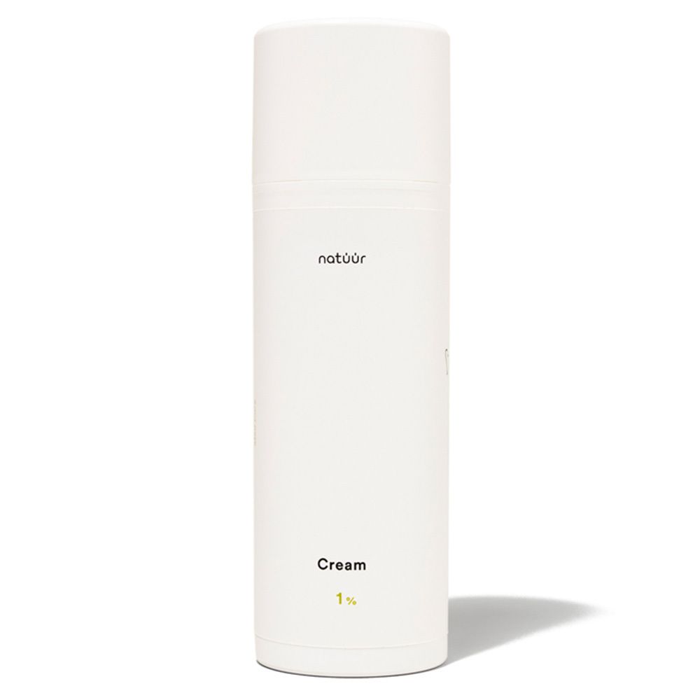 Weiße Flasche natüür Cream mit 1% NEEMAVERA.