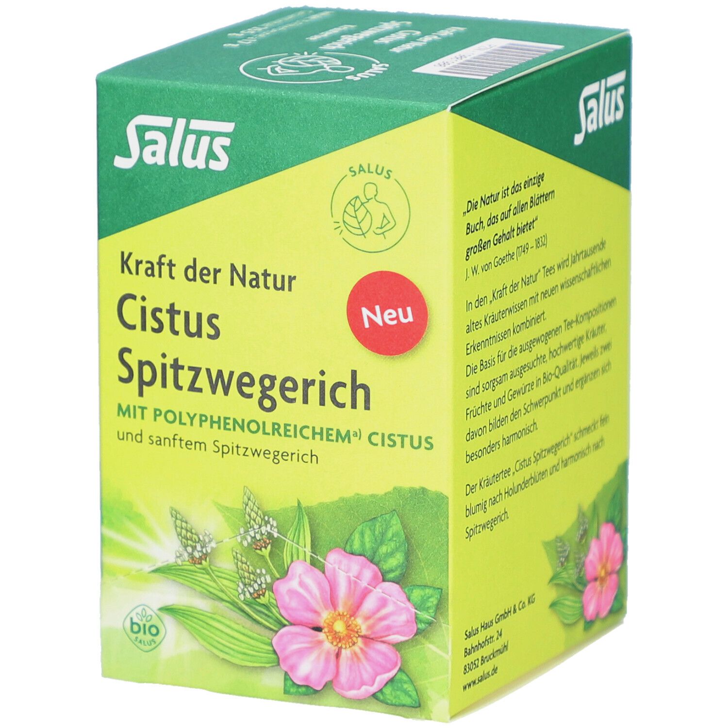 Cistus Spitzwegerich Tee Bio Filterbeutel 15x25,5 g