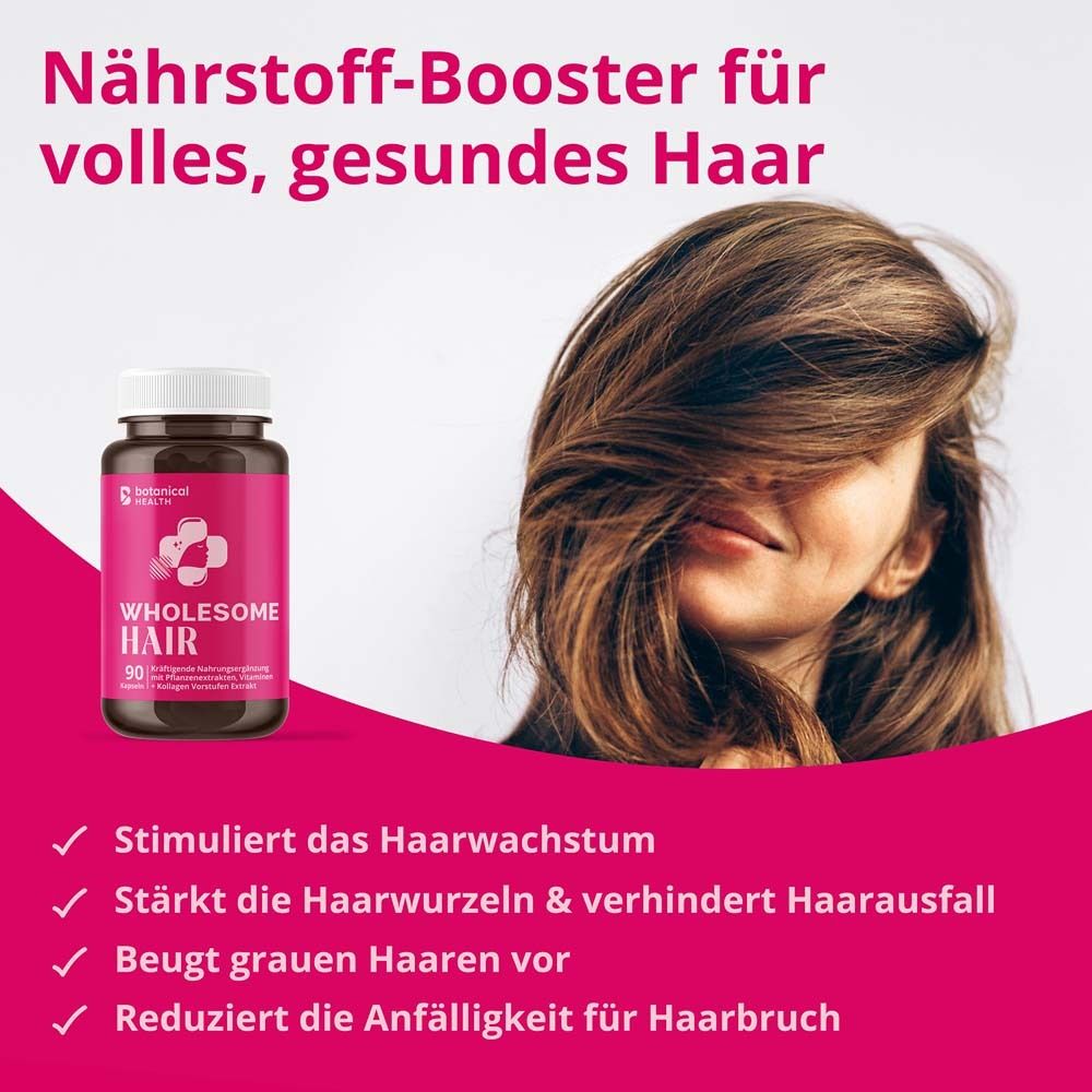 Botanical Health WHOLESOME HAIR – für kräftiges Frauenhaar