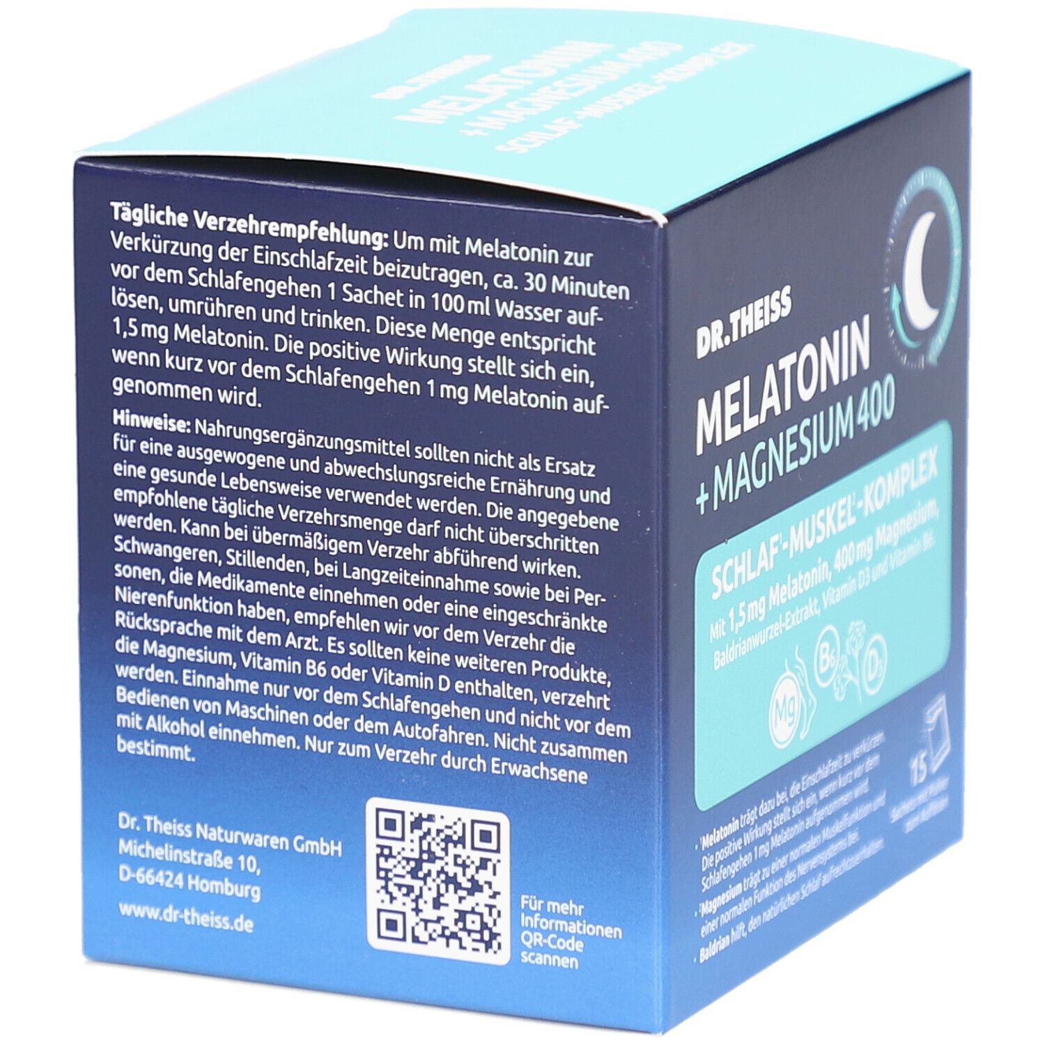 Dr. Theiss Melatonin + Magnesium 400 Schlaf-Muskel-Komplex