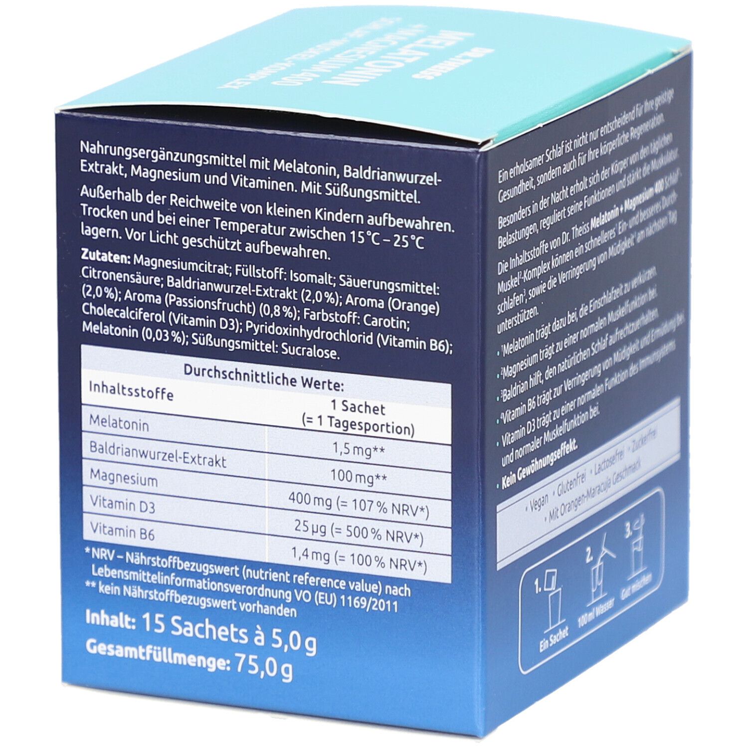 Dr. Theiss Melatonin + Magnesium 400 Schlaf-Muskel-Komplex