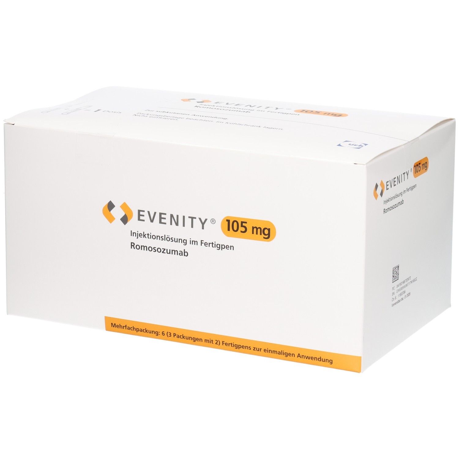 EVENITY 105 mg Injektionslösung im Fertigpen 3x2 St mit dem E-Rezept ...