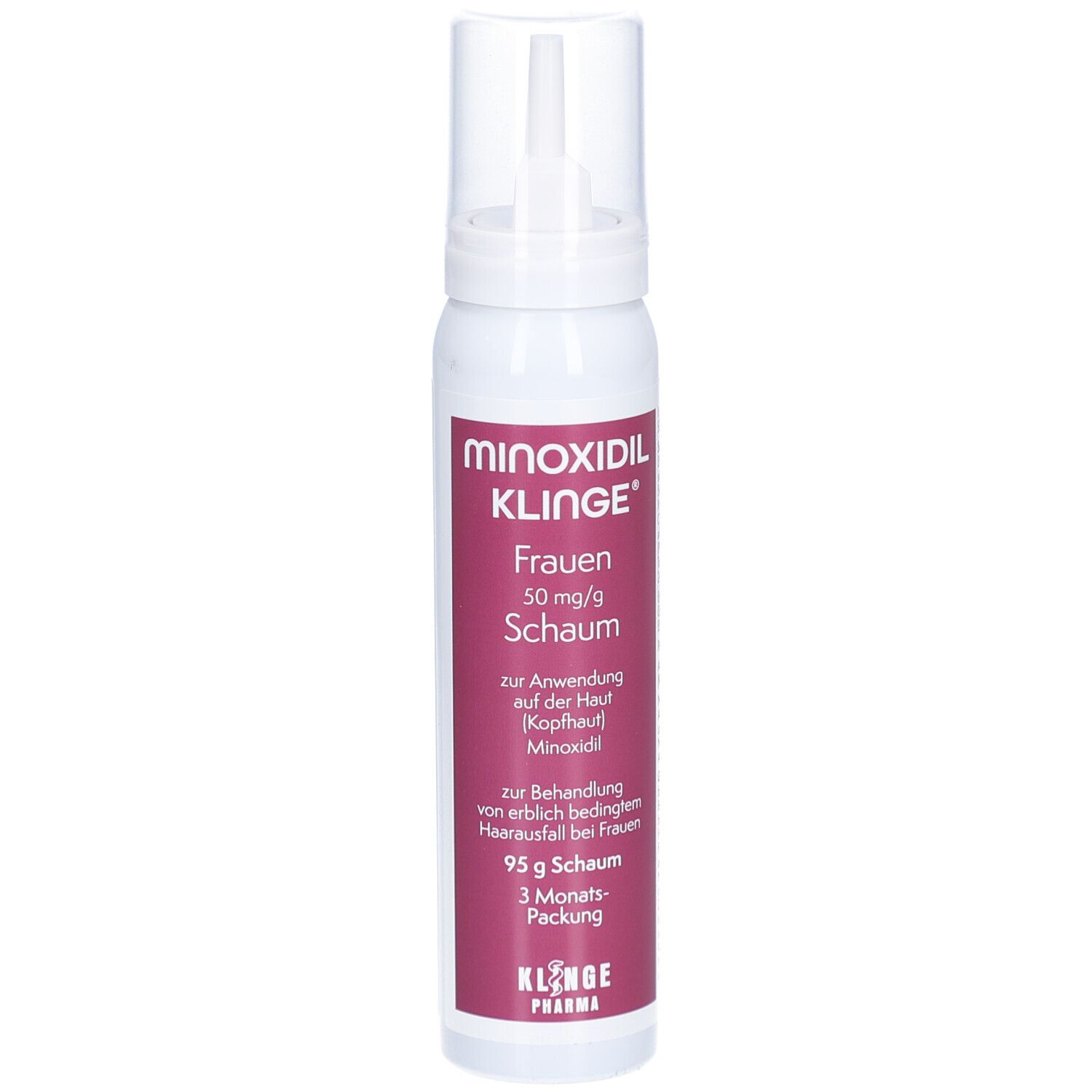 Minoxidil Klinge Frauen 50 mg/g Schaum 95 g
