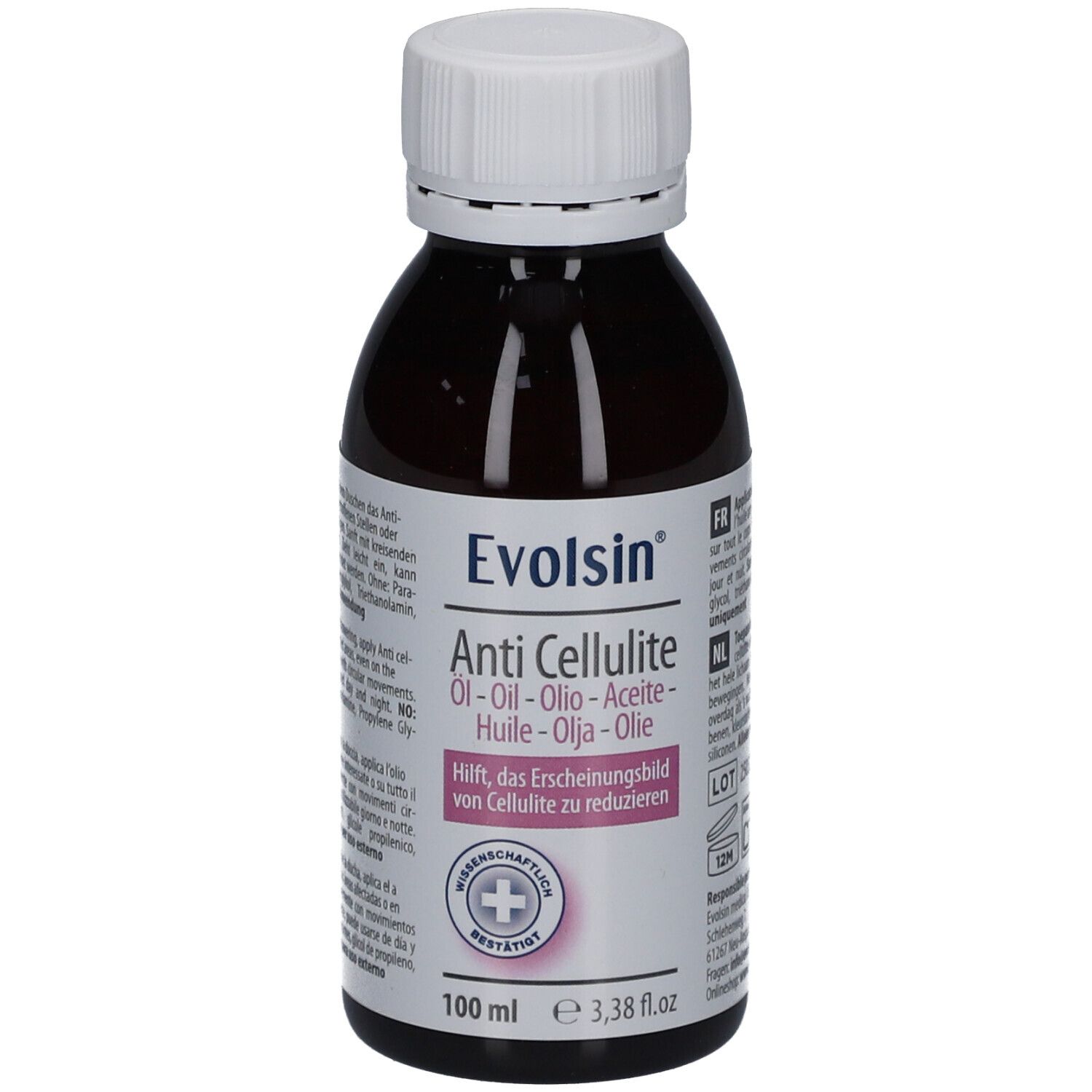 Evolsin® Anti Cellulite Öl – gegen Cellulite & Orangenhaut