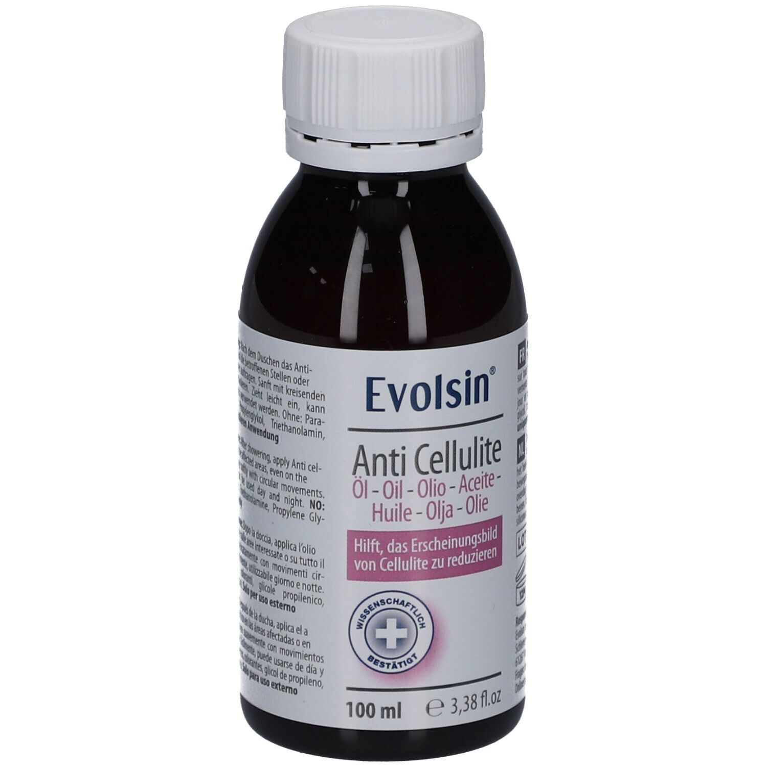 Evolsin® Anti Cellulite Öl – gegen Cellulite & Orangenhaut