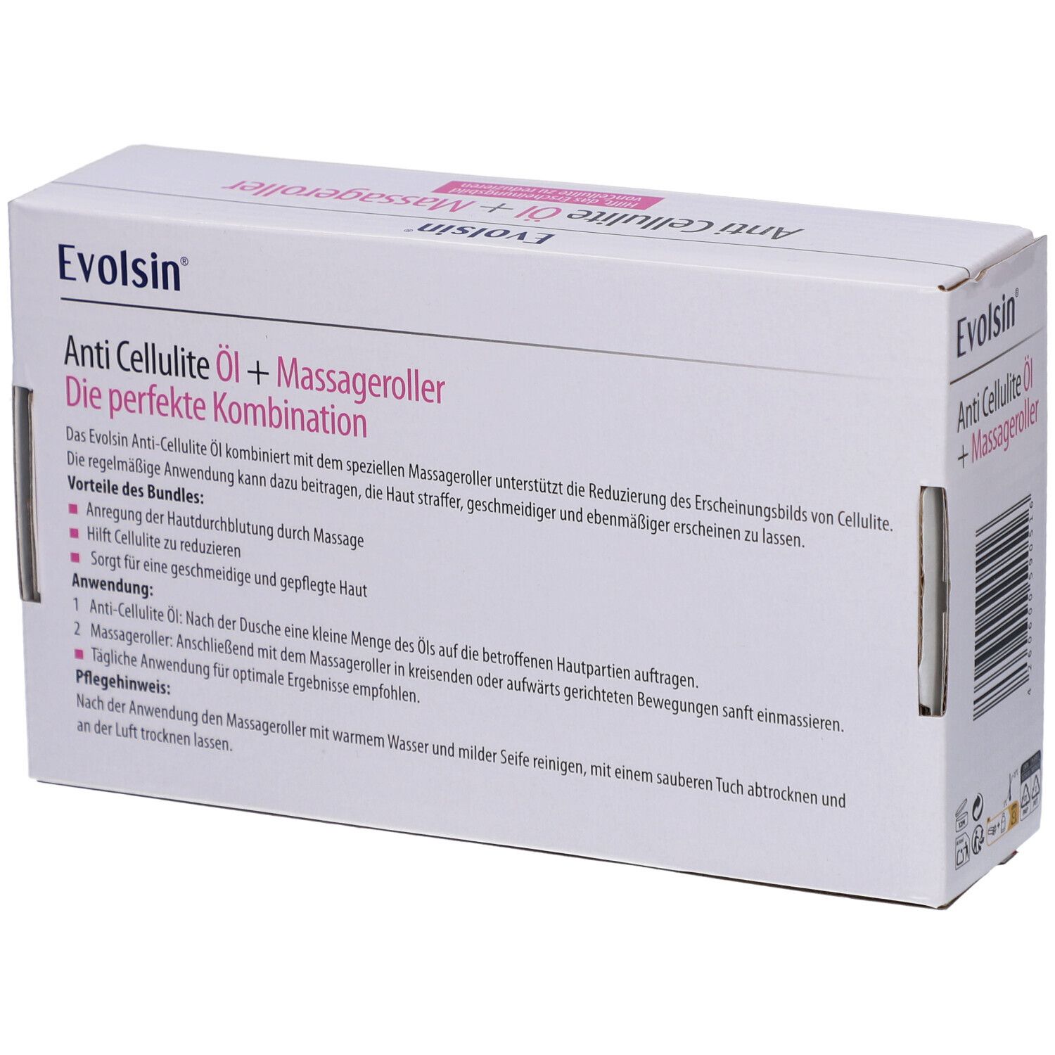 Anti Cellulite Öl Set mit Roller