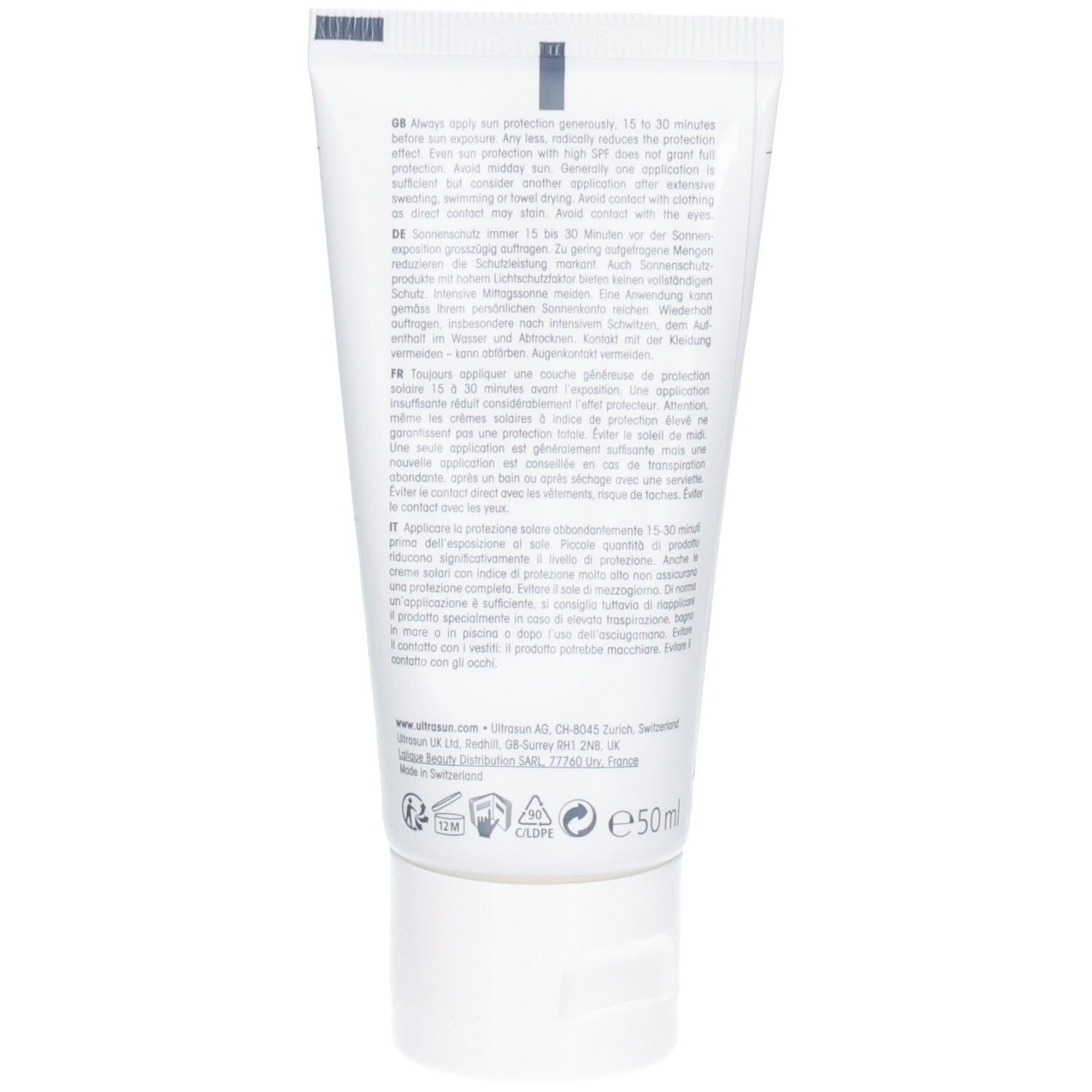 ULTRASUN Baby Mineral Gel SPF 50