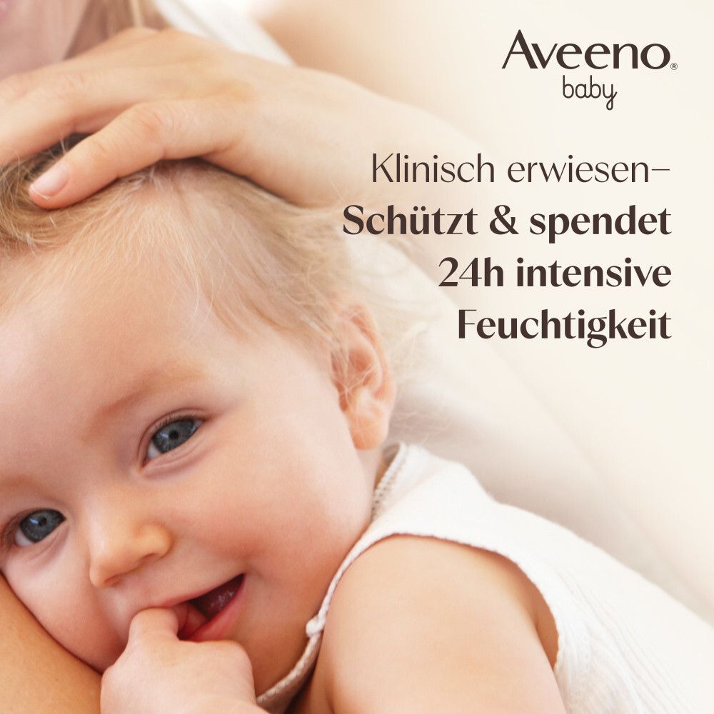 Aveeno® baby Daily Care Body Lotion - Sanfte Pflege für Babys bei trockener und gereizter Haut- Jetzt 20% sparen mit Code "20aveeno"