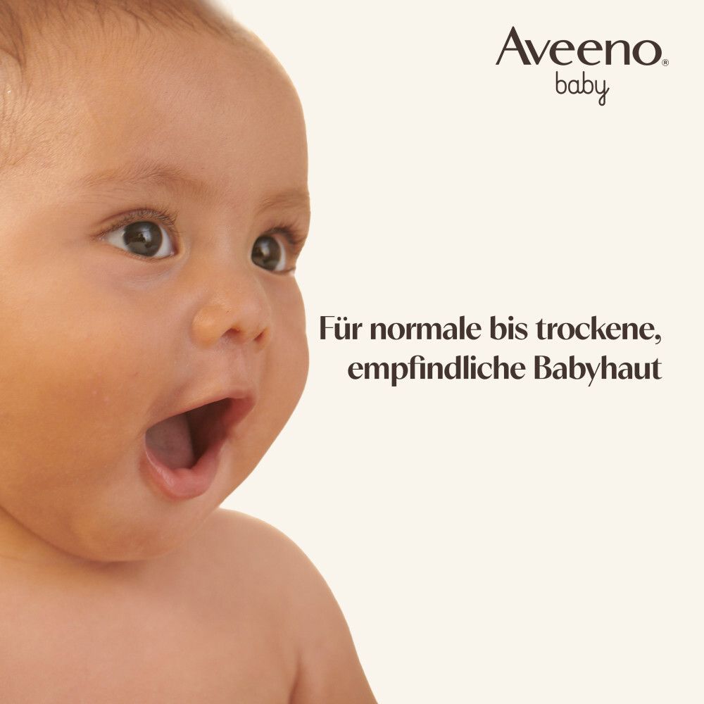 Aveeno® baby Daily Care Body Lotion - Sanfte Pflege für Babys bei trockener und gereizter Haut- Jetzt 20% sparen mit Code "20aveeno"