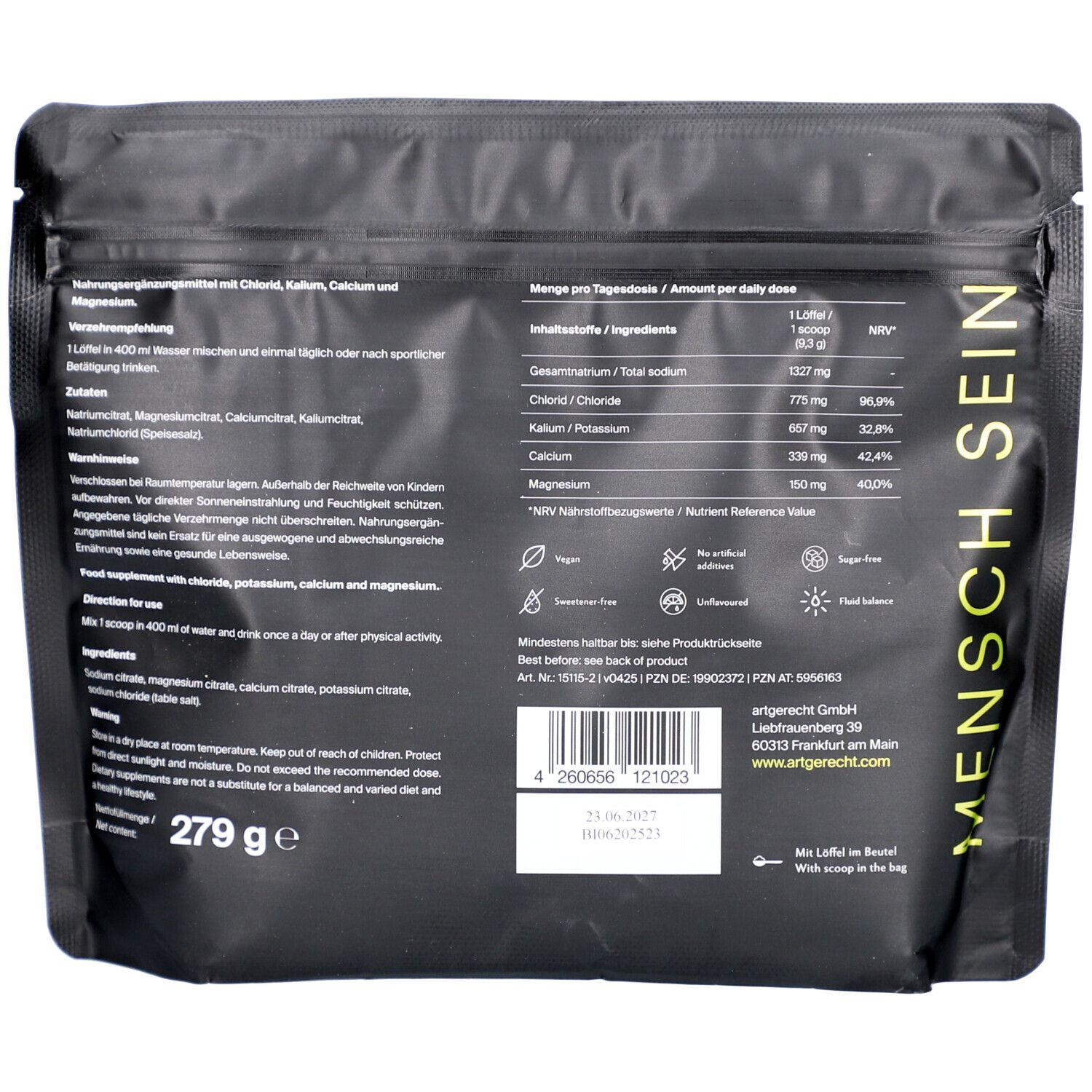 artgerecht Elektrolyte Pure