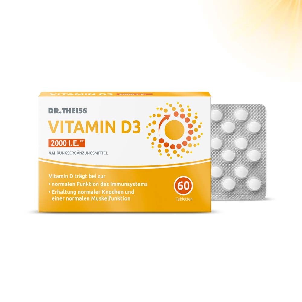 Dr.theiss Vitamin D3 Tabletten 2000 I.e. 60 St