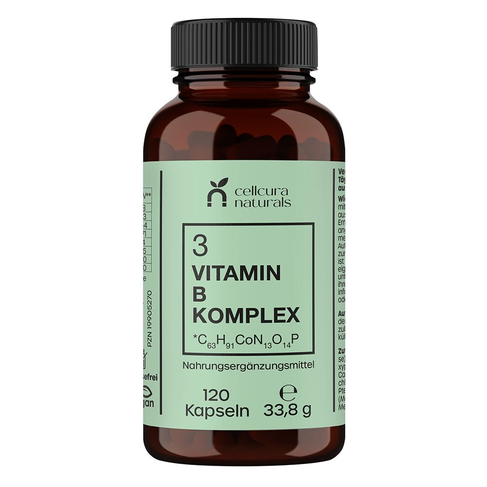 Cellcura Naturals Vitamin B Komplex vegan Kapseln 120 St