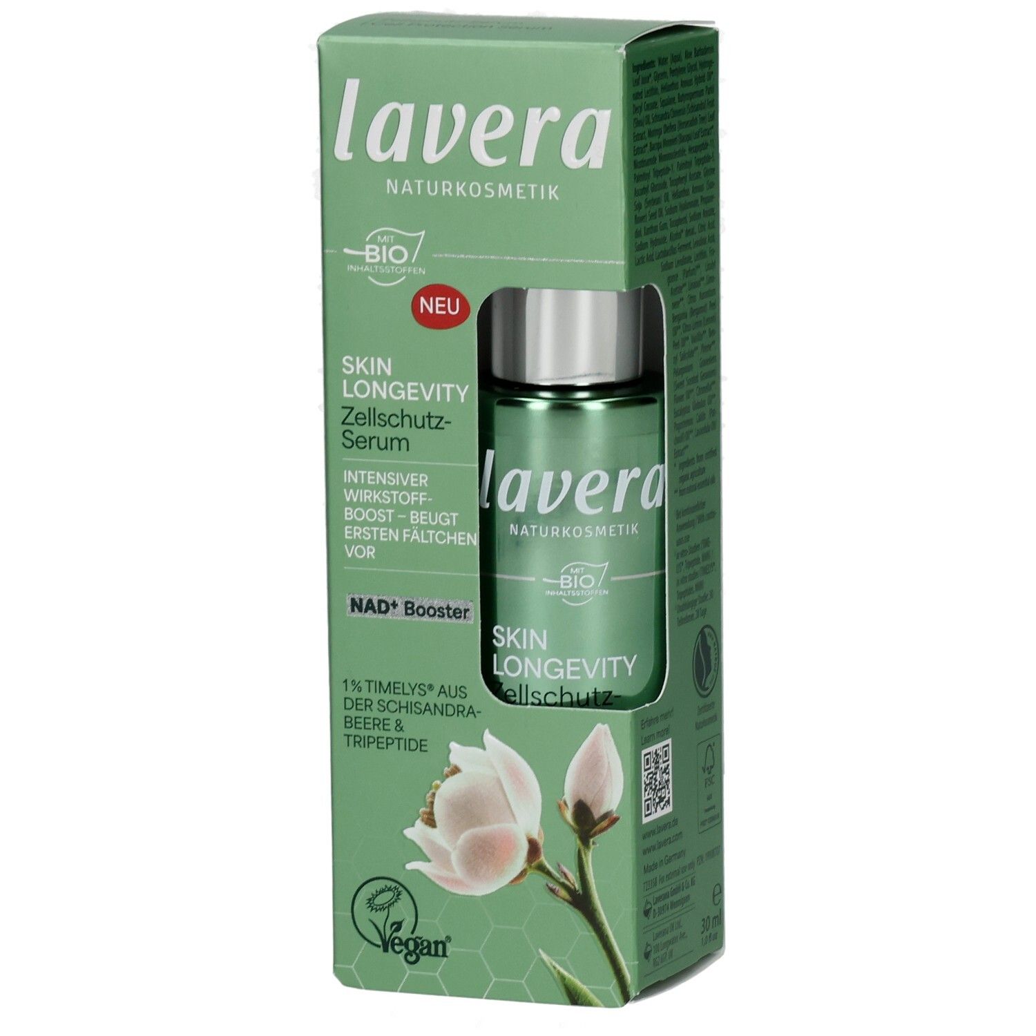 Lavera Skin Longevity Zellschutz-Serum 30 ml Elixier