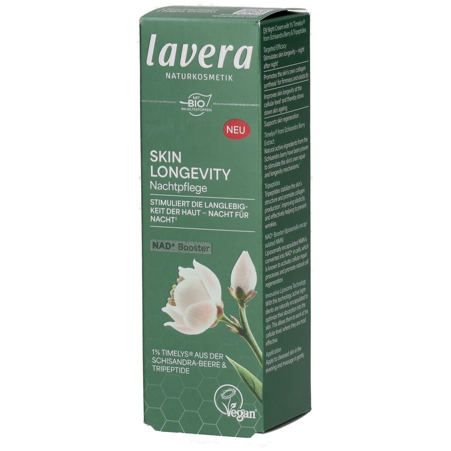 Lavera Skin Longevity Nachtpflege Creme 50 ml