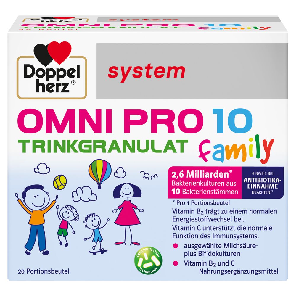 Doppelherz Omni Pro 10 family system Trinkgranulat 20 St Granulat