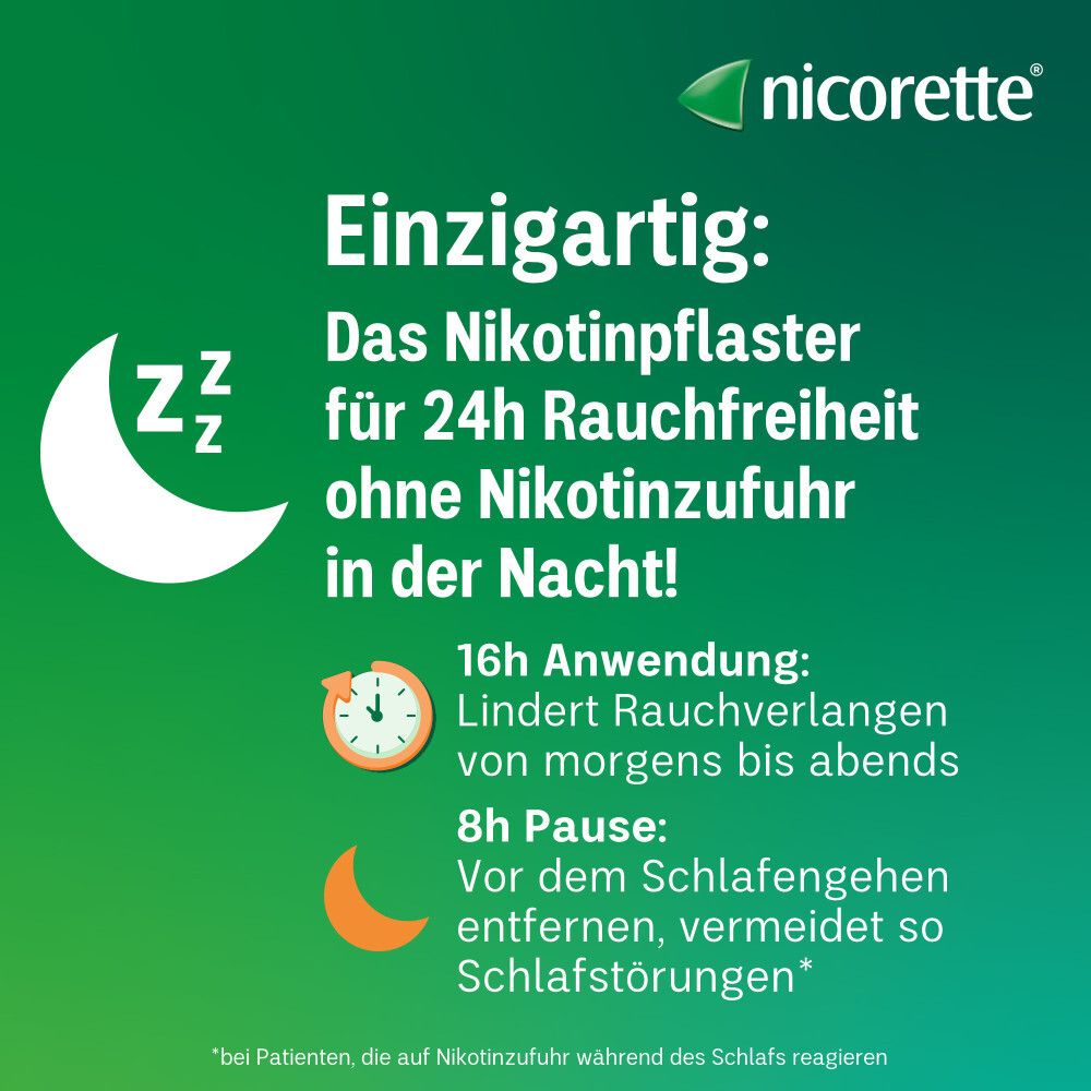 Nicorette Nikotinpflaster 15 mg zur Rauchentwöhnung