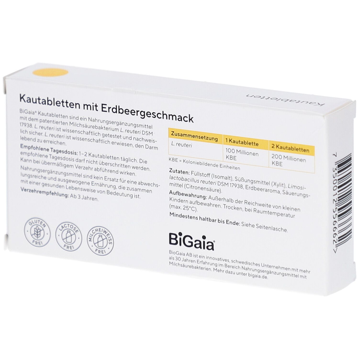 BiGaia® Kautabletten Erdbeergeschmack