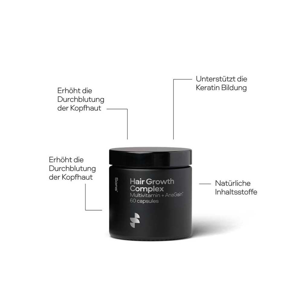 Sons Haarwachstum Multivitamine gegen Haarausfall mit Anagain & Sägepalme