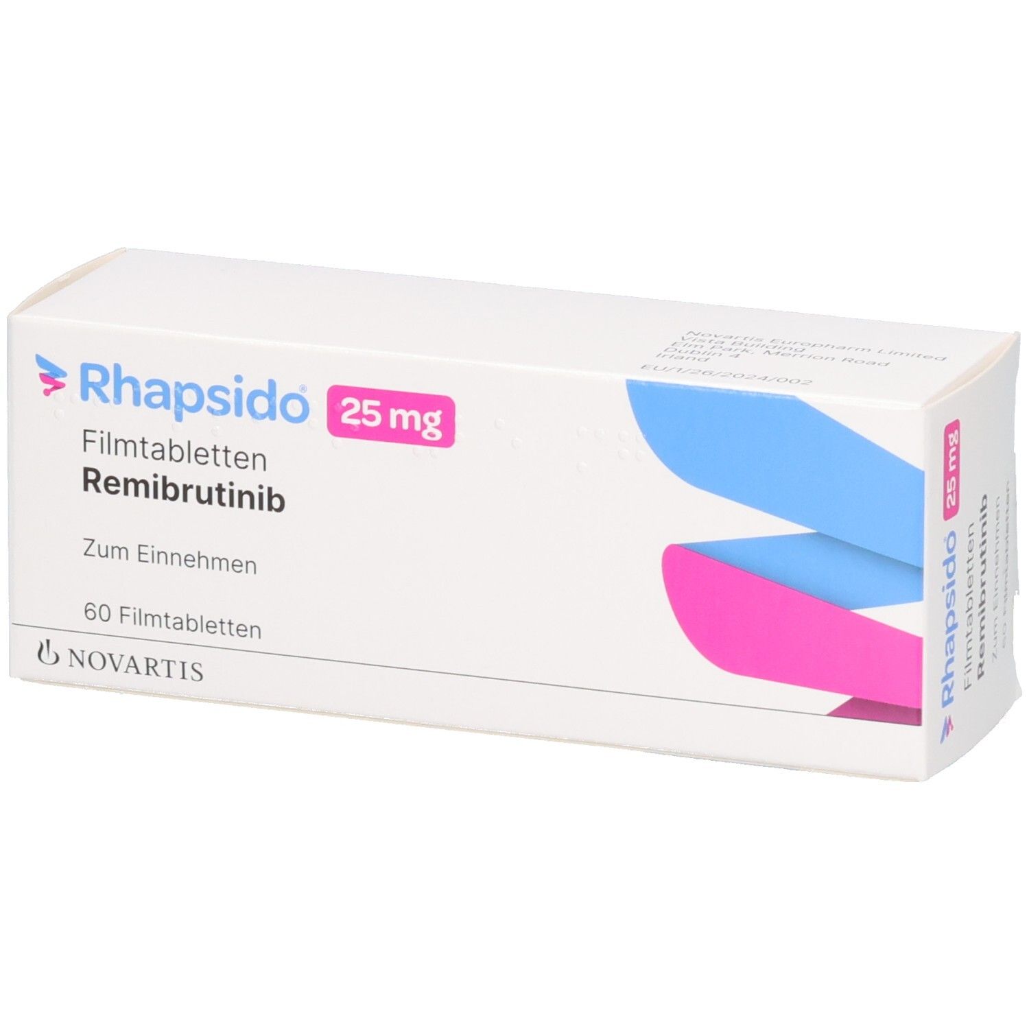Rhapsido 25 mg Filmtabletten Remibrutinib, 60 Filmtabletten.
