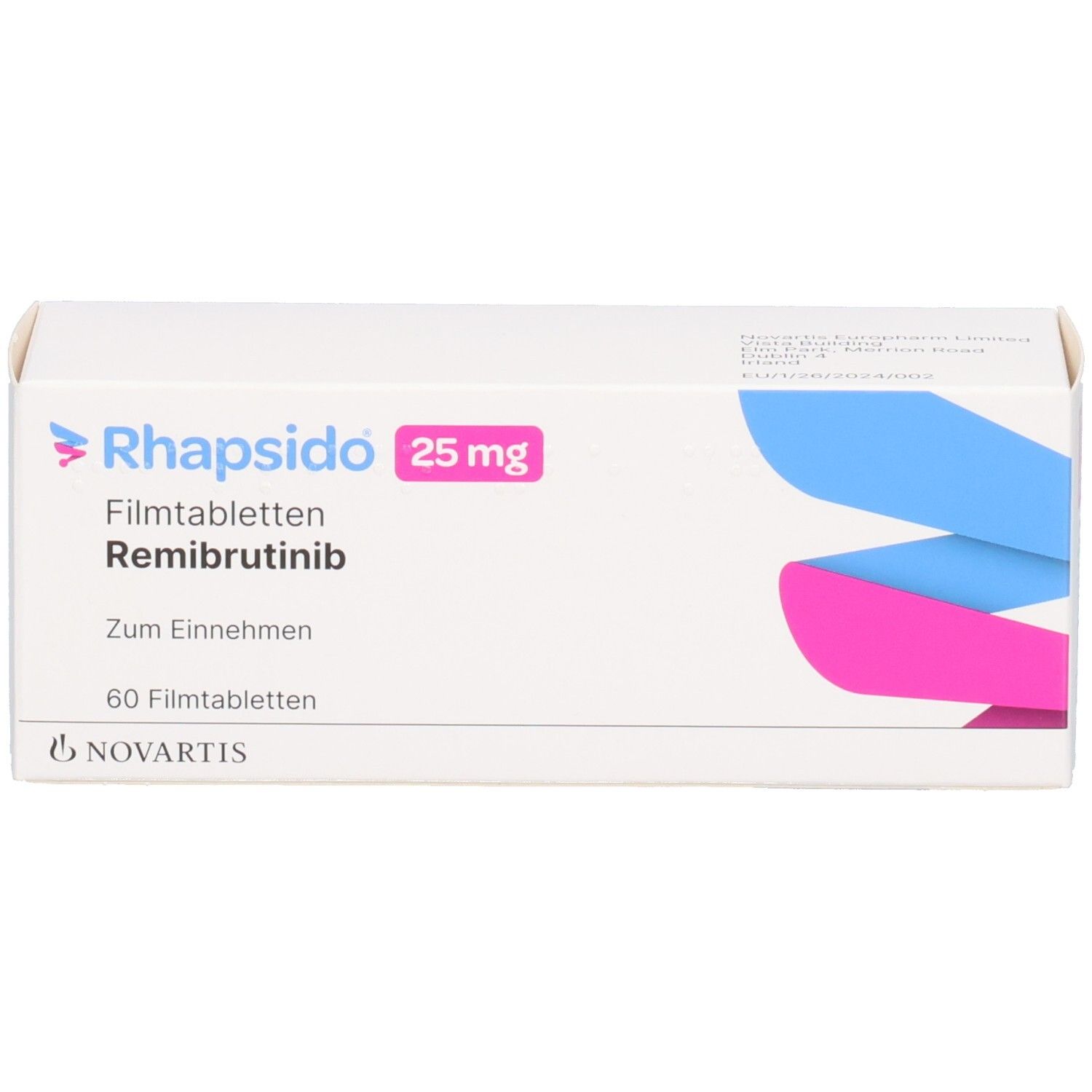 Rhapsido 25 mg Filmtabletten Remibrutinib, 60 Filmtabletten.