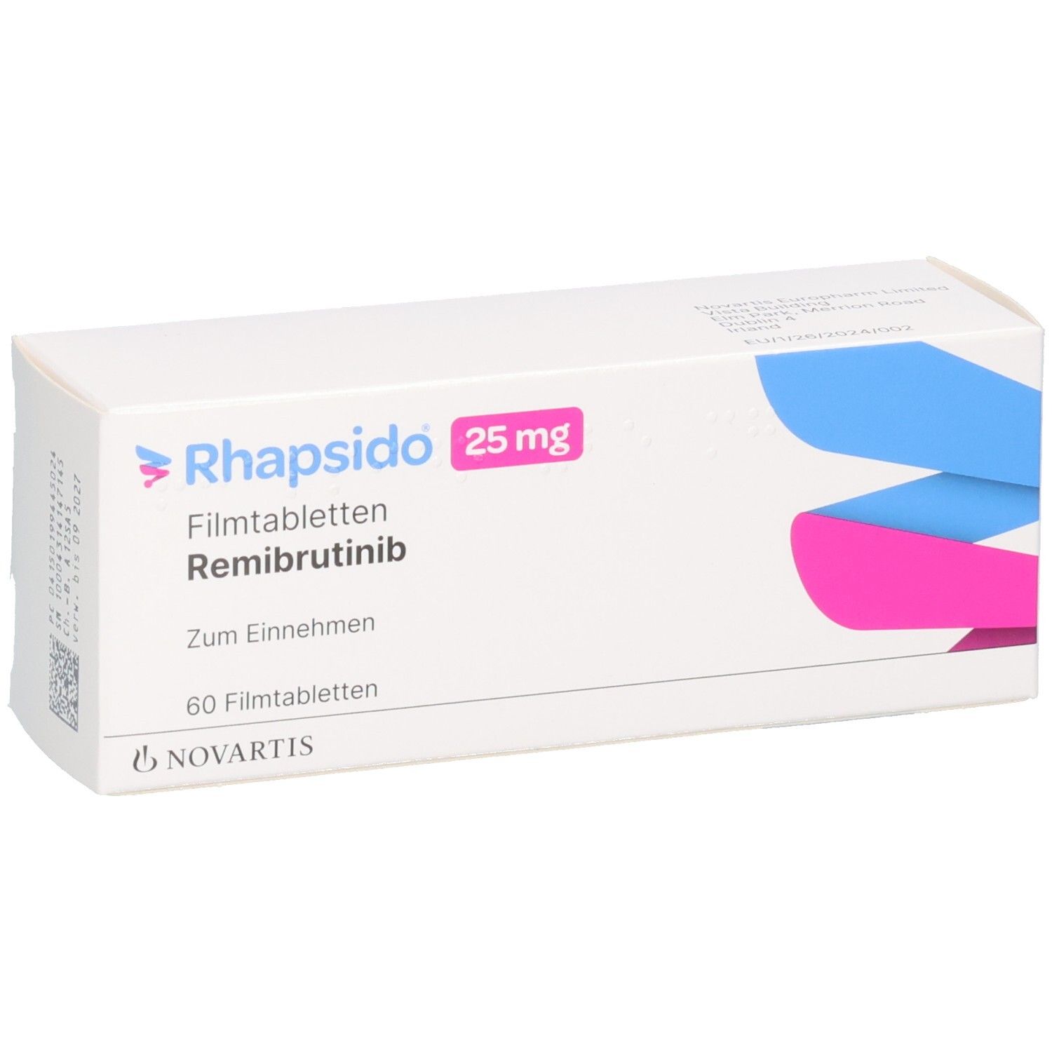Rhapsido 25 mg Filmtabletten Remibrutinib, 60 Filmtabletten.